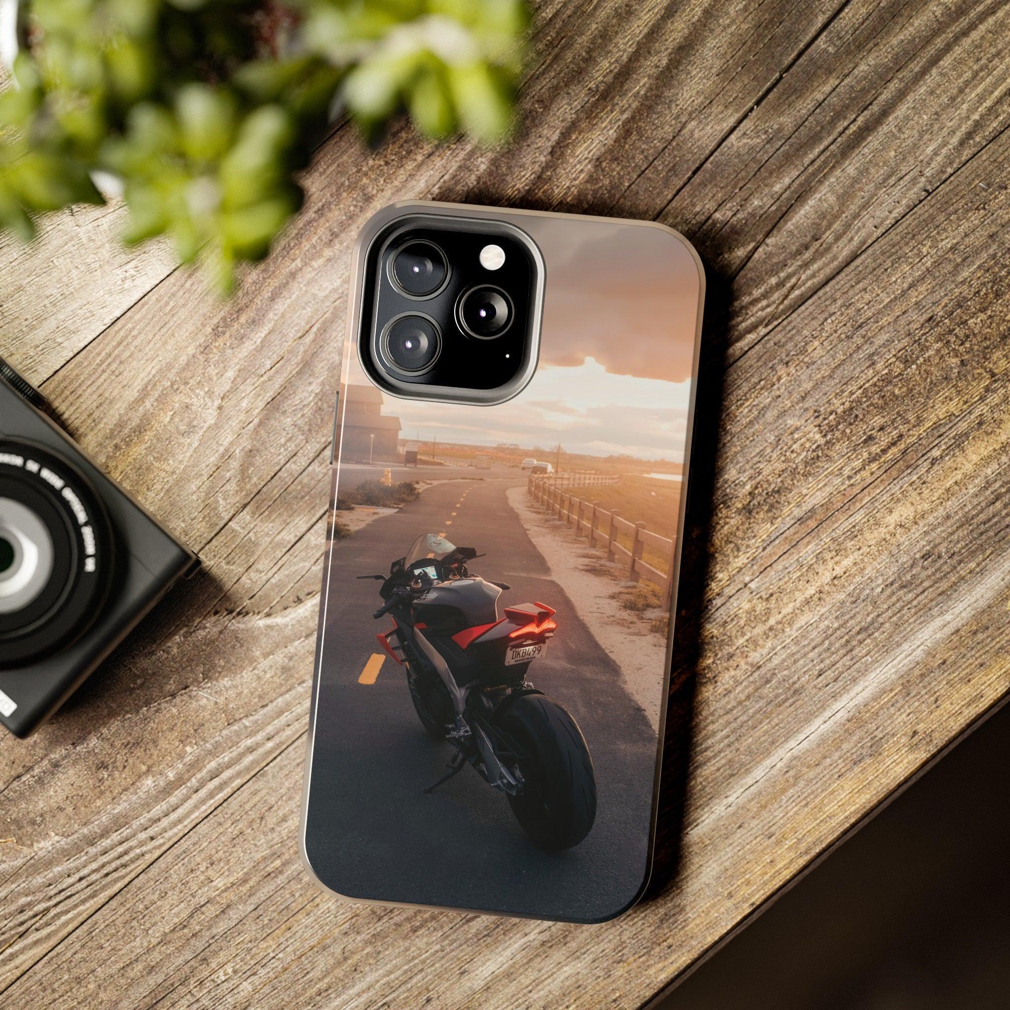 Aprilia RSV4 1100 Factory Motorcycle iPhone Case and Galaxy Phone Case #018 - Throttle Designs