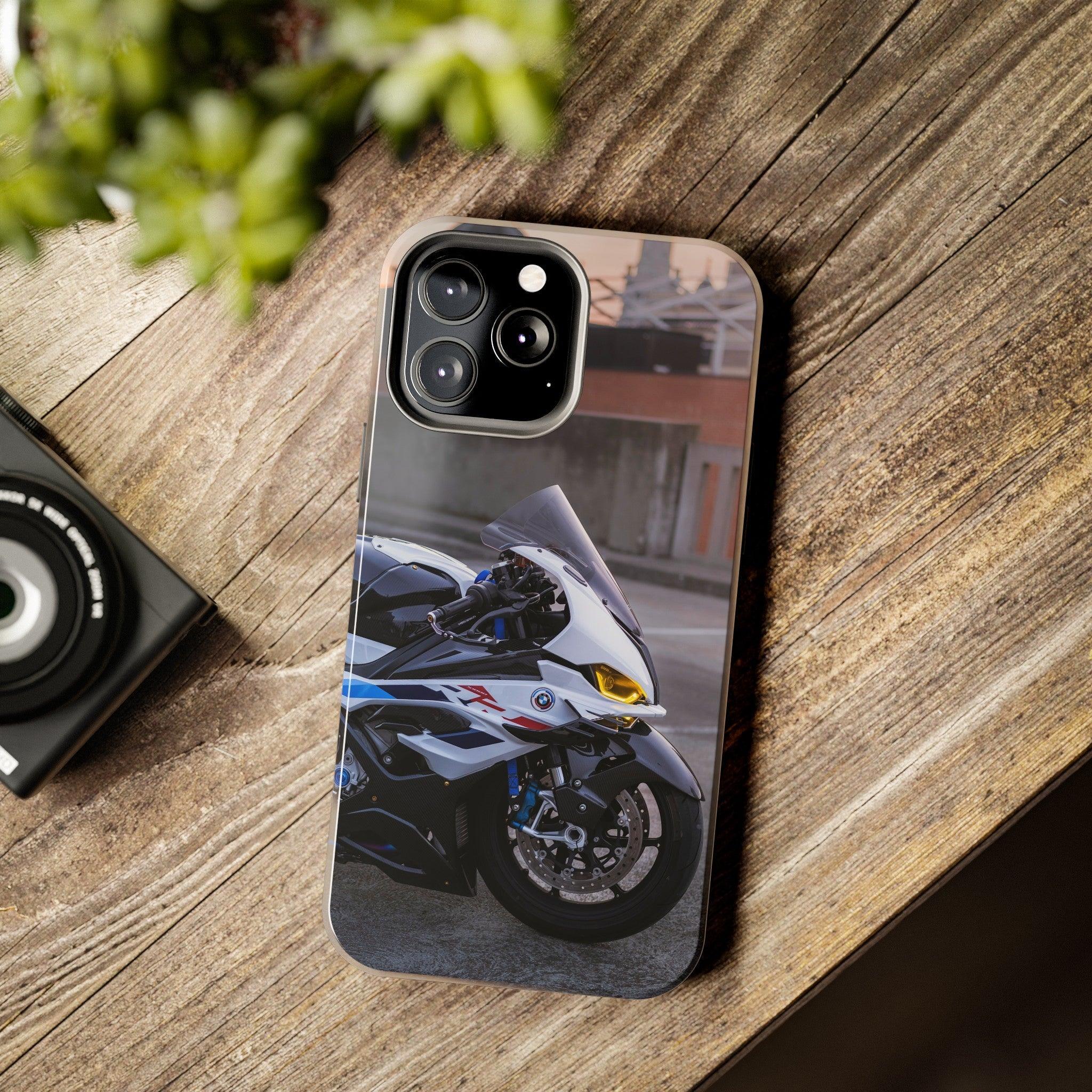 BMW S1000RR Drag Spec Motorcycle iPhone Case and Galaxy Phone Case #002 - Throttle Designs