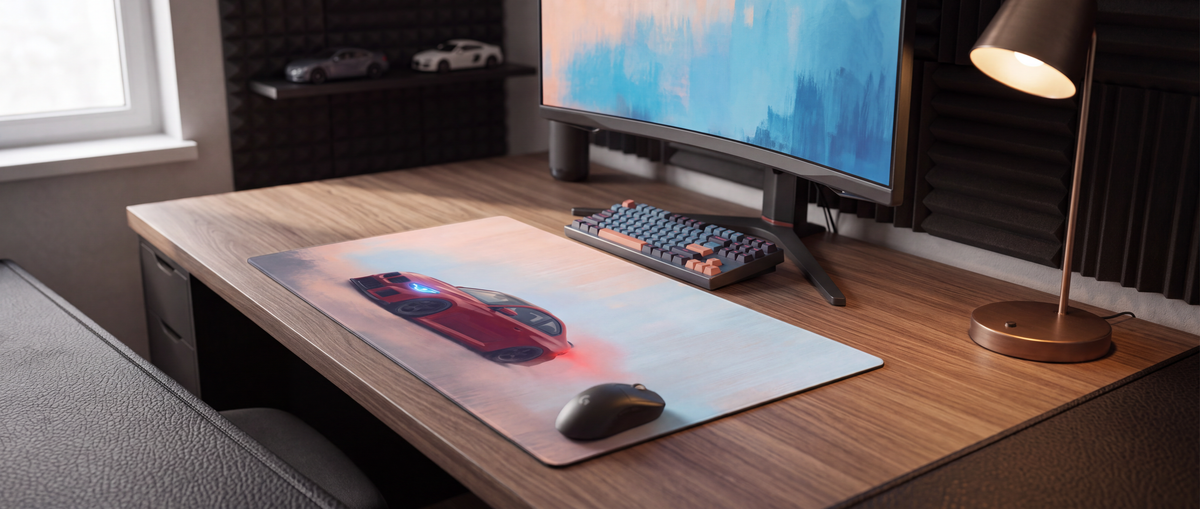 Euro Car Artwork Gaming Mousepads
