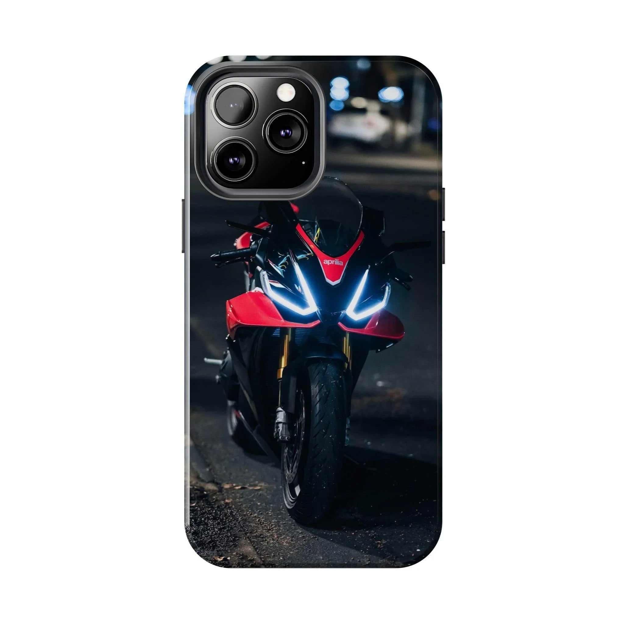 Aprilia RSV4 1100 Factory Motorcycle iPhone Case and Galaxy Phone Case #012 - Throttle Designs