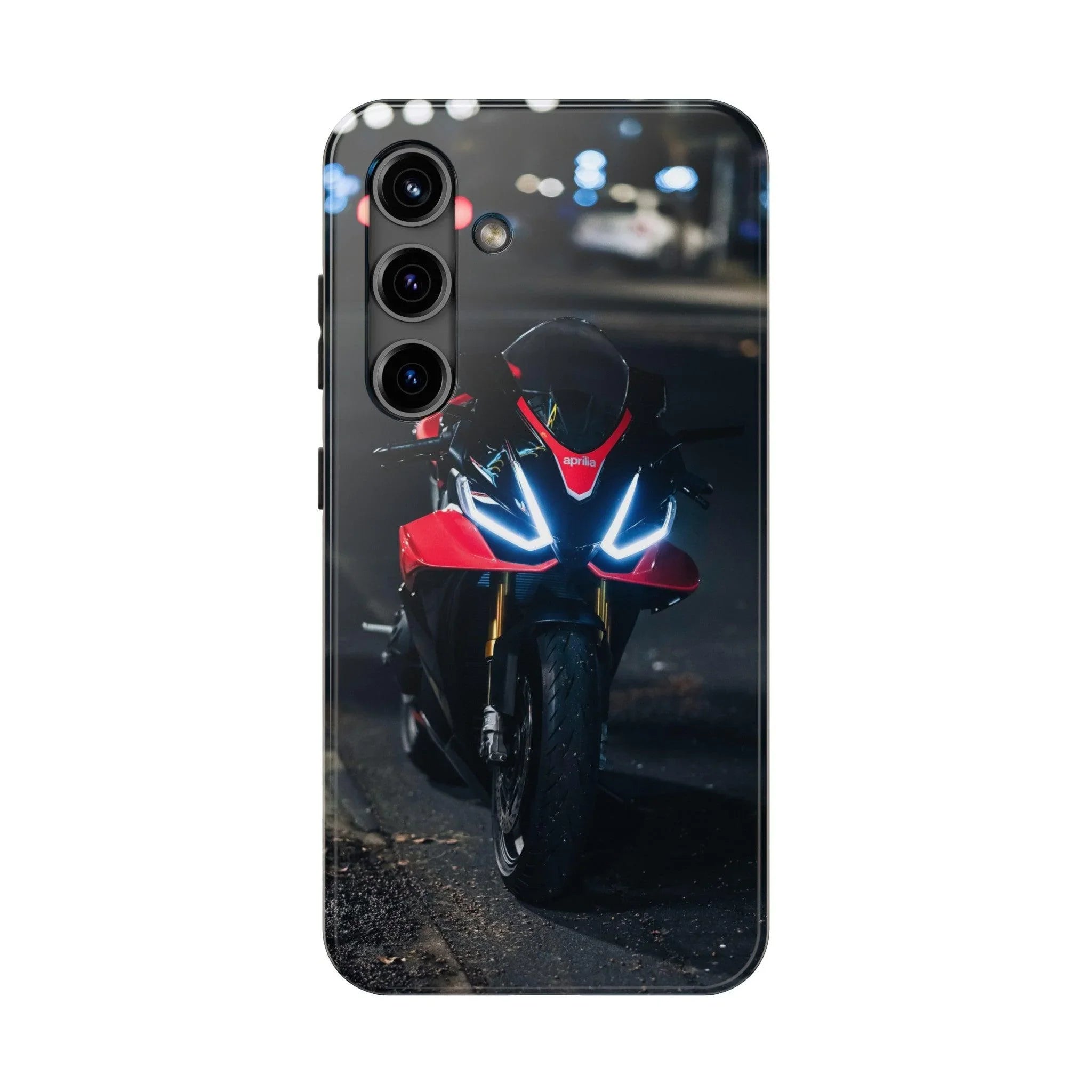 Aprilia RSV4 1100 Factory Motorcycle iPhone Case and Galaxy Phone Case #012 - Throttle Designs