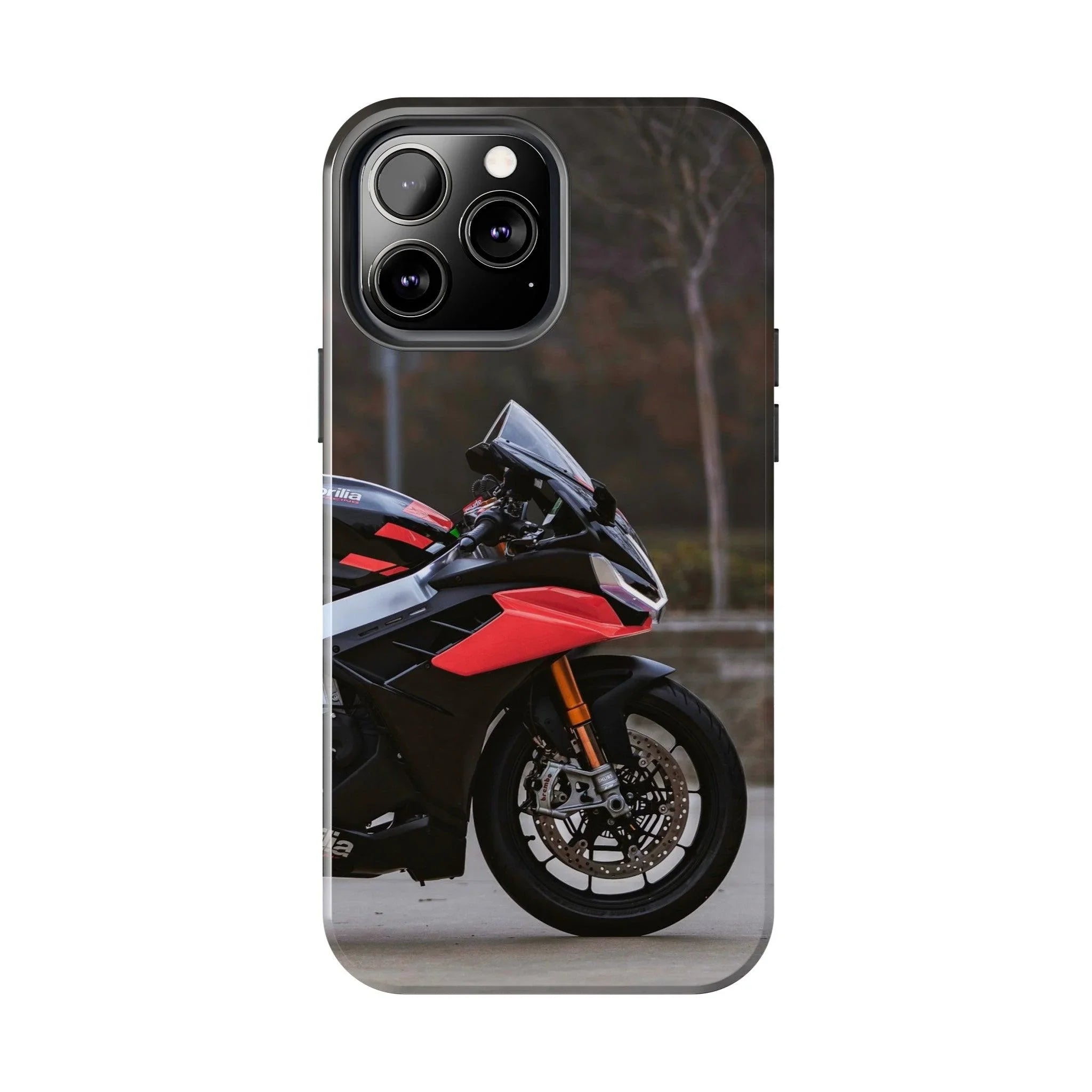 Aprilia RSV4 1100 Factory Motorcycle iPhone Case and Galaxy Phone Case #011 - Throttle Designs
