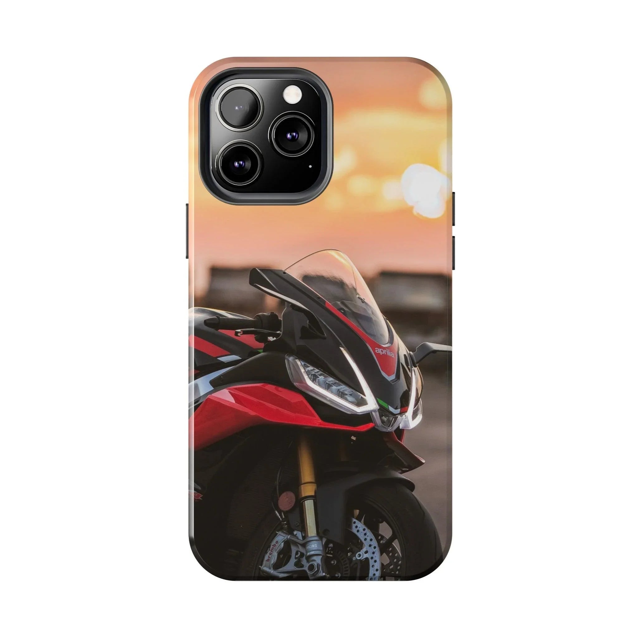 Aprilia RSV4 1100 Factory Motorcycle iPhone Case and Galaxy Phone Case #022 - Throttle Designs