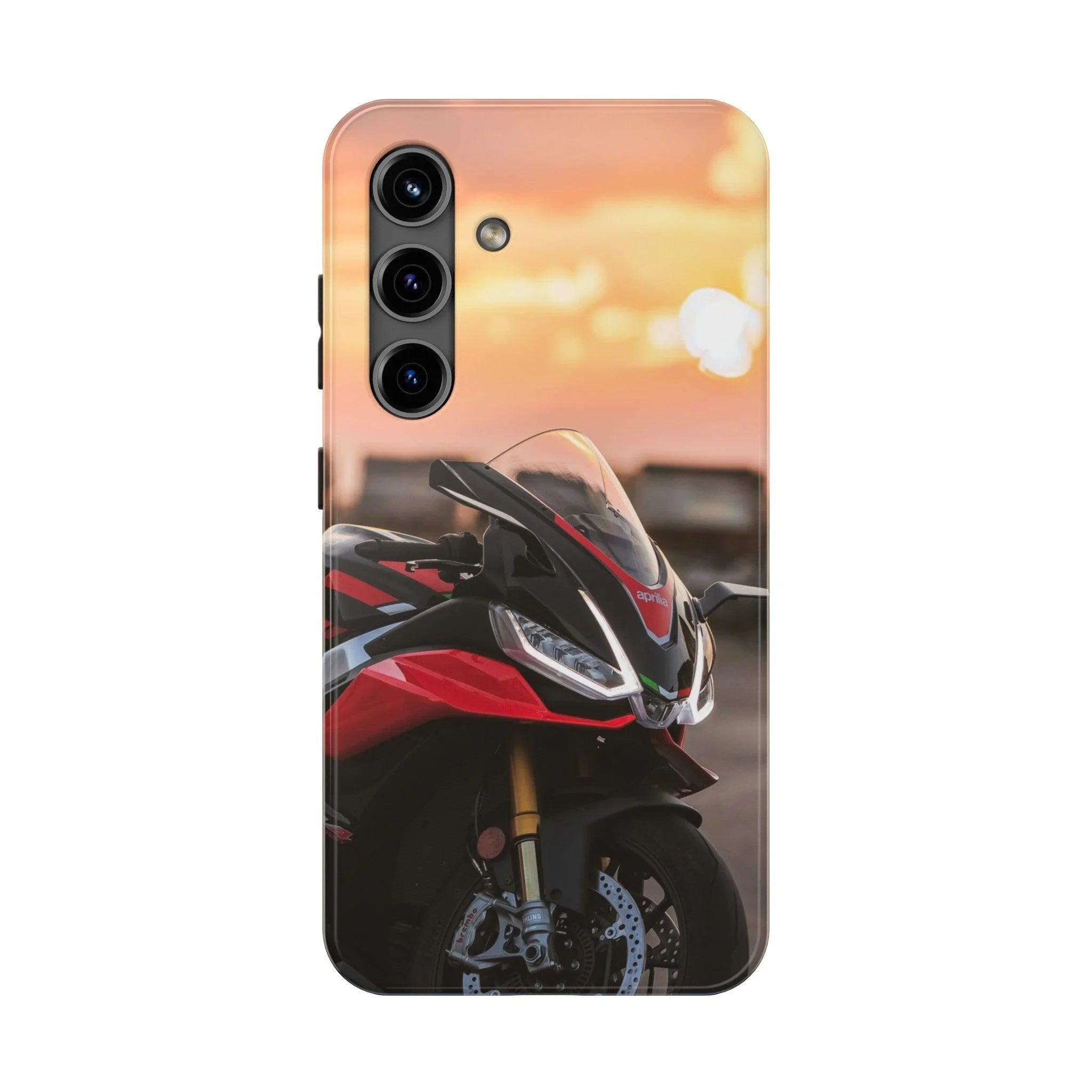 Aprilia RSV4 1100 Factory Motorcycle iPhone Case and Galaxy Phone Case #022 - Throttle Designs