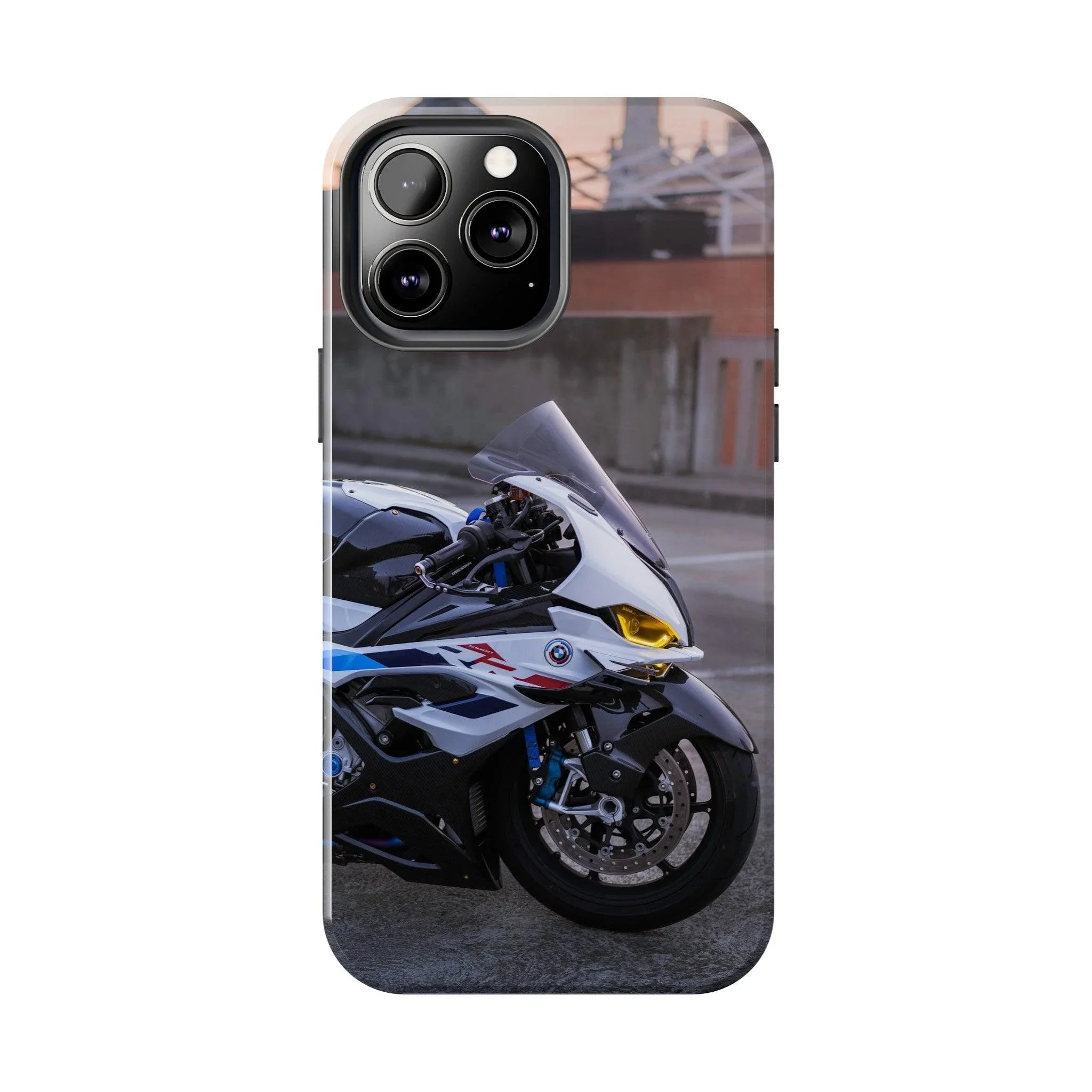BMW S1000RR Drag Spec Motorcycle iPhone Case and Galaxy Phone Case #002 - Throttle Designs