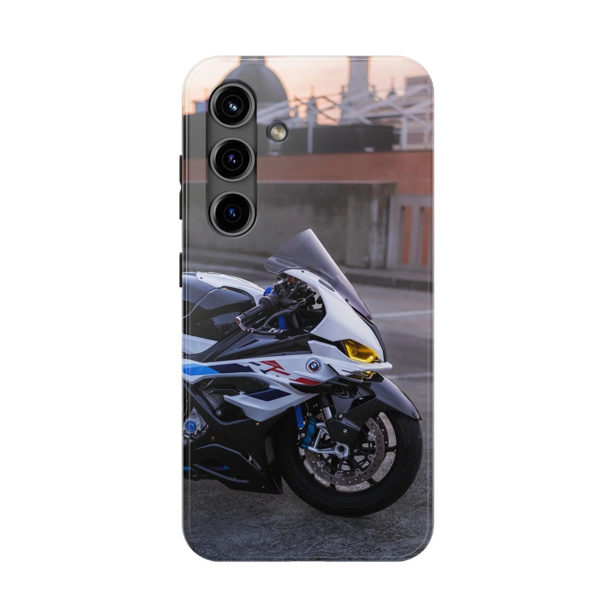 BMW S1000RR Drag Spec Motorcycle iPhone Case and Galaxy Phone Case #002 - Throttle Designs
