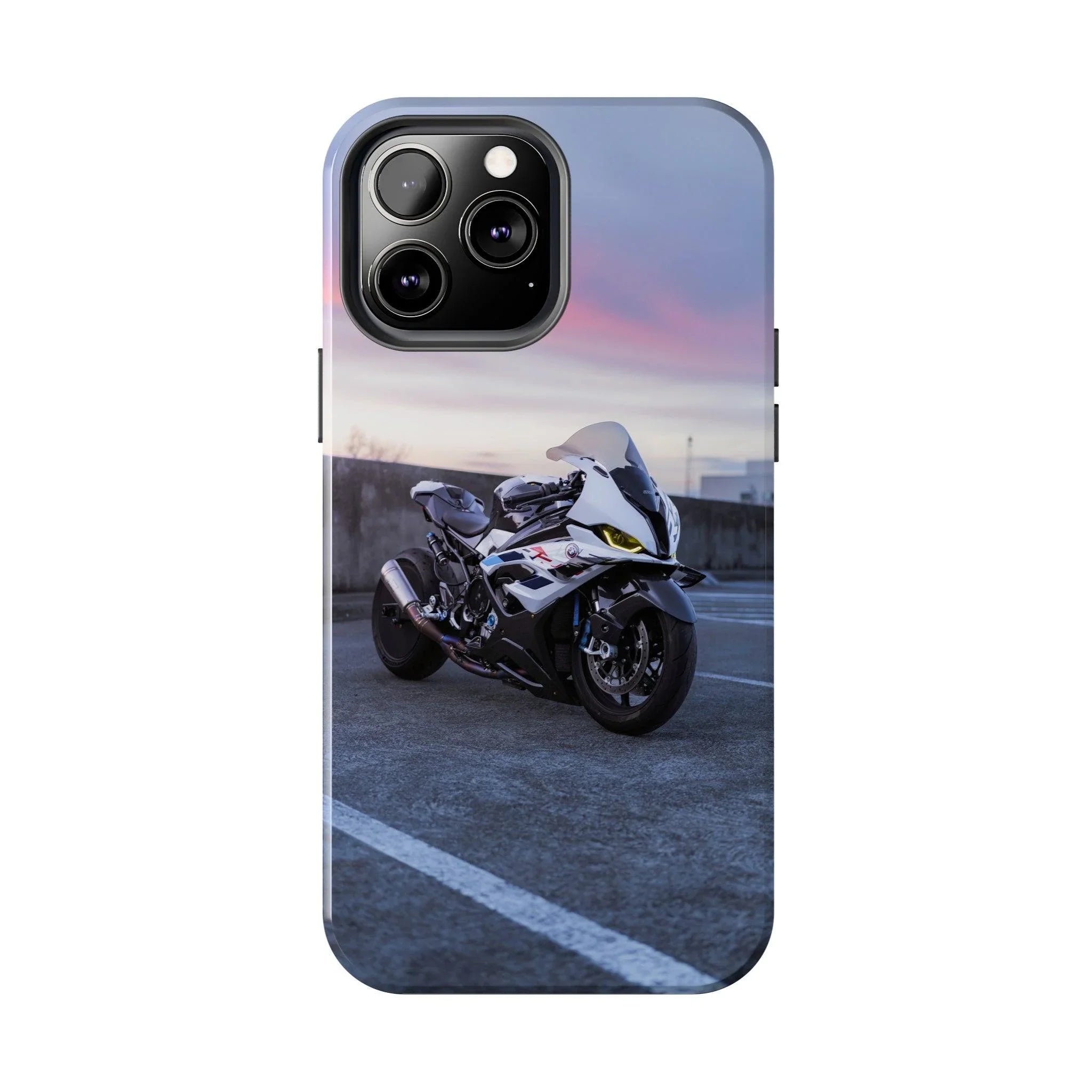 BMW S1000RR Drag Spec Motorcycle iPhone Case and Galaxy Phone Case #004 - Throttle Designs