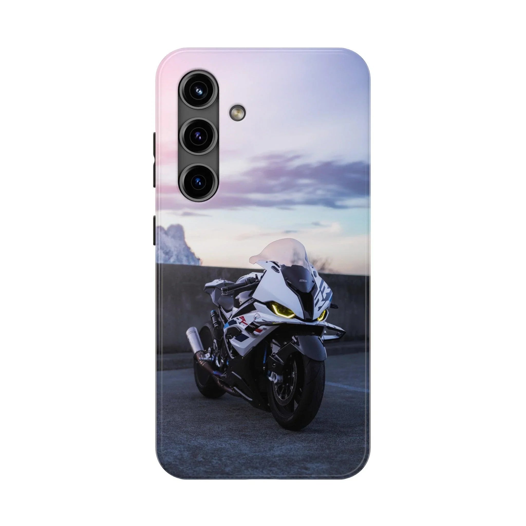 BMW S1000RR Drag Spec Motorcycle iPhone Case and Galaxy Phone Case #006 - Throttle Designs