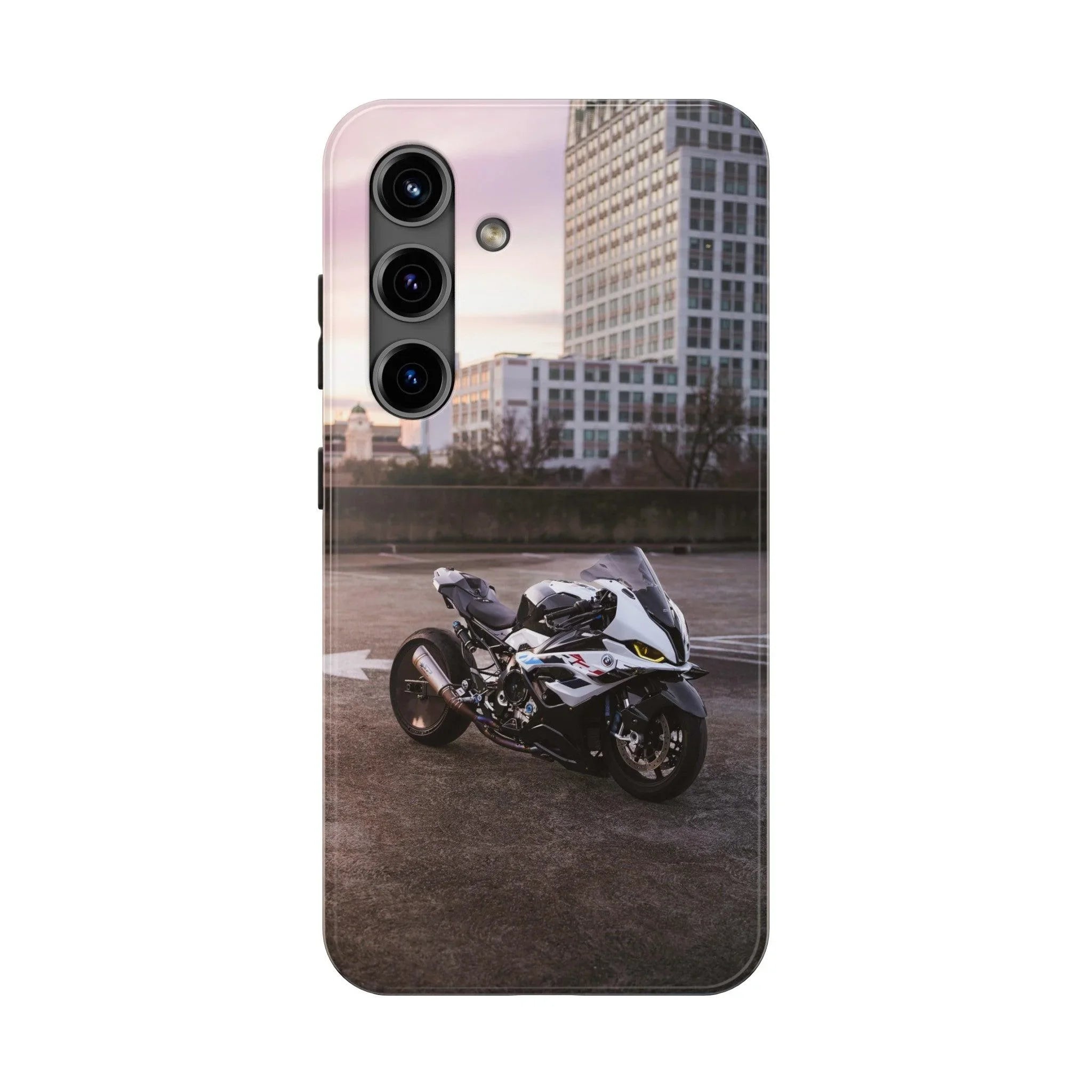 BMW S1000RR Drag Spec Motorcycle iPhone Case and Galaxy Phone Case #011 - Throttle Designs