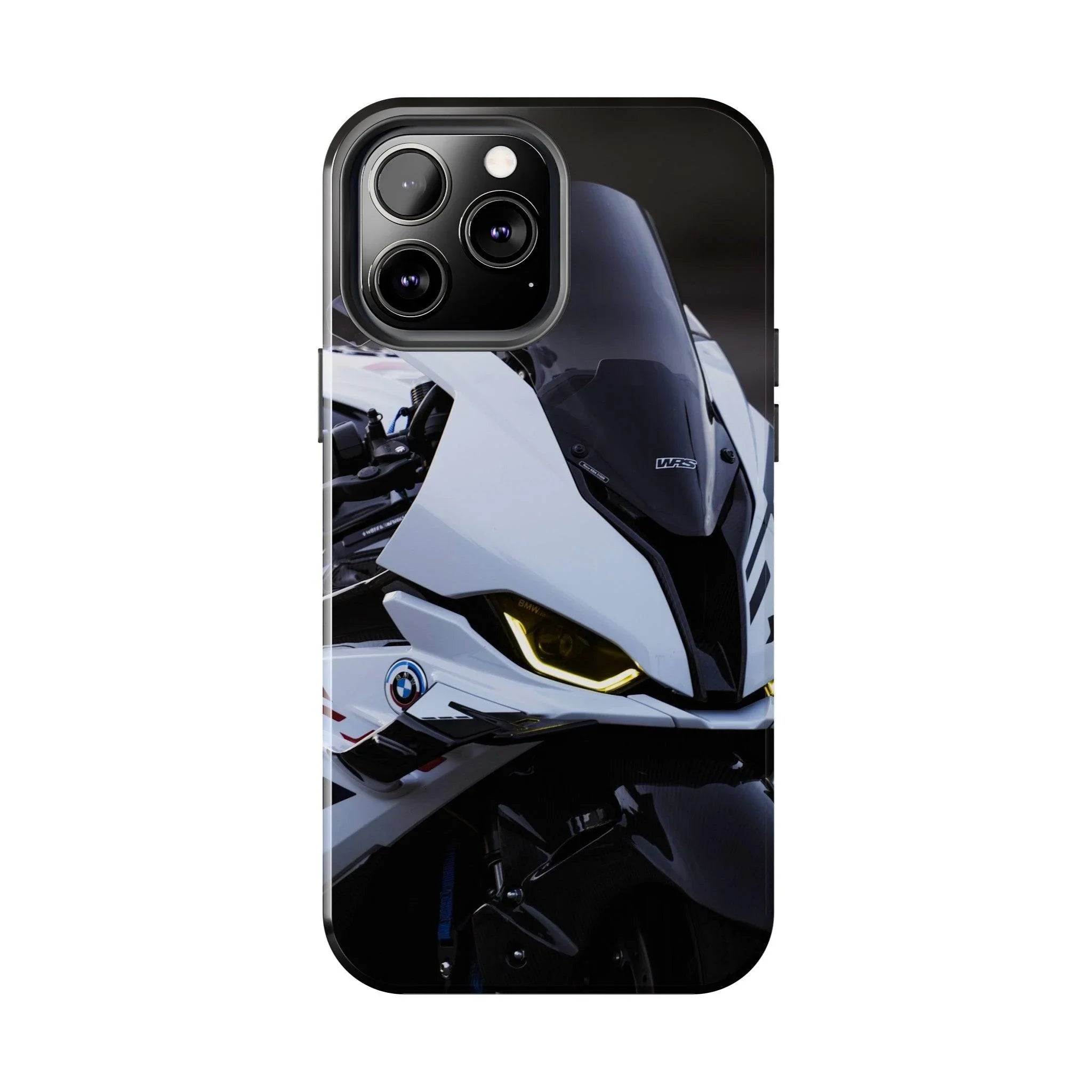 BMW S1000RR Drag Spec Motorcycle iPhone Case and Galaxy Phone Case #012 - Throttle Designs