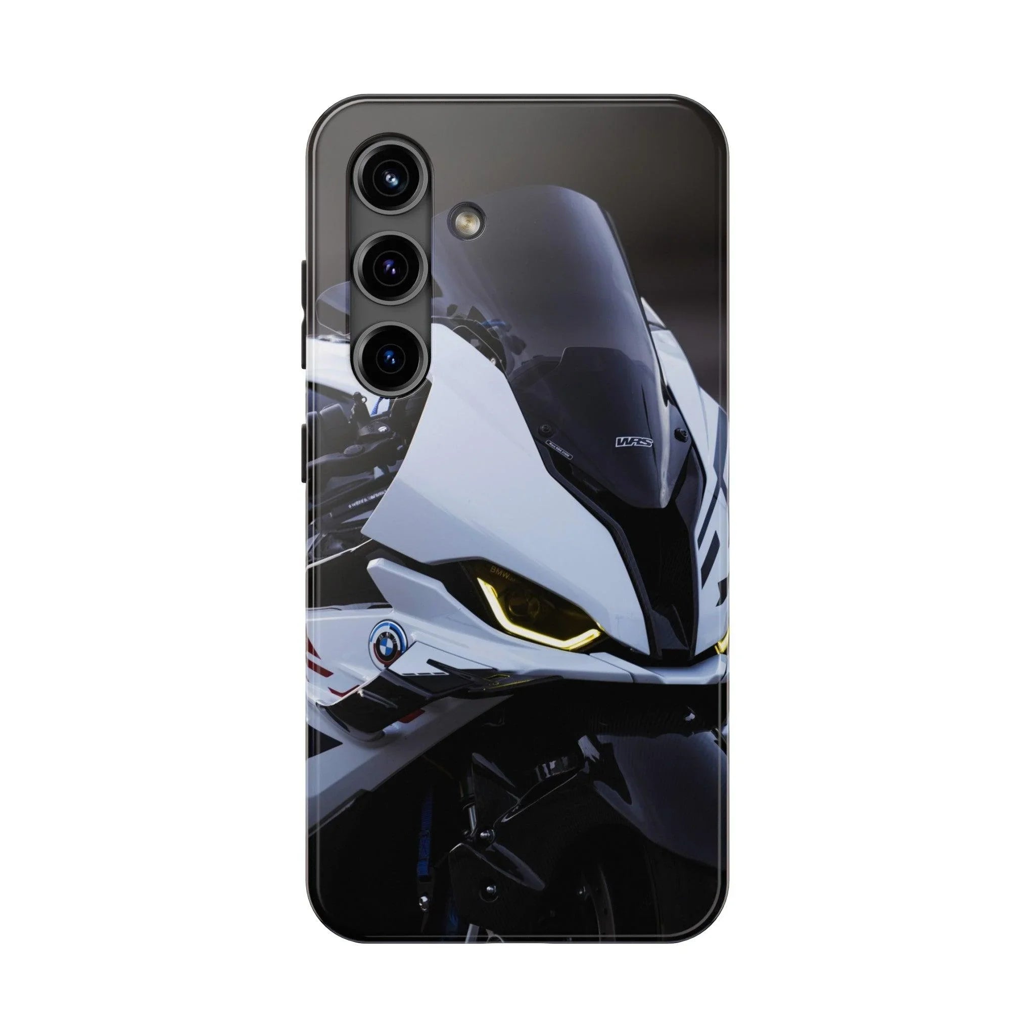 BMW S1000RR Drag Spec Motorcycle iPhone Case and Galaxy Phone Case #012 - Throttle Designs