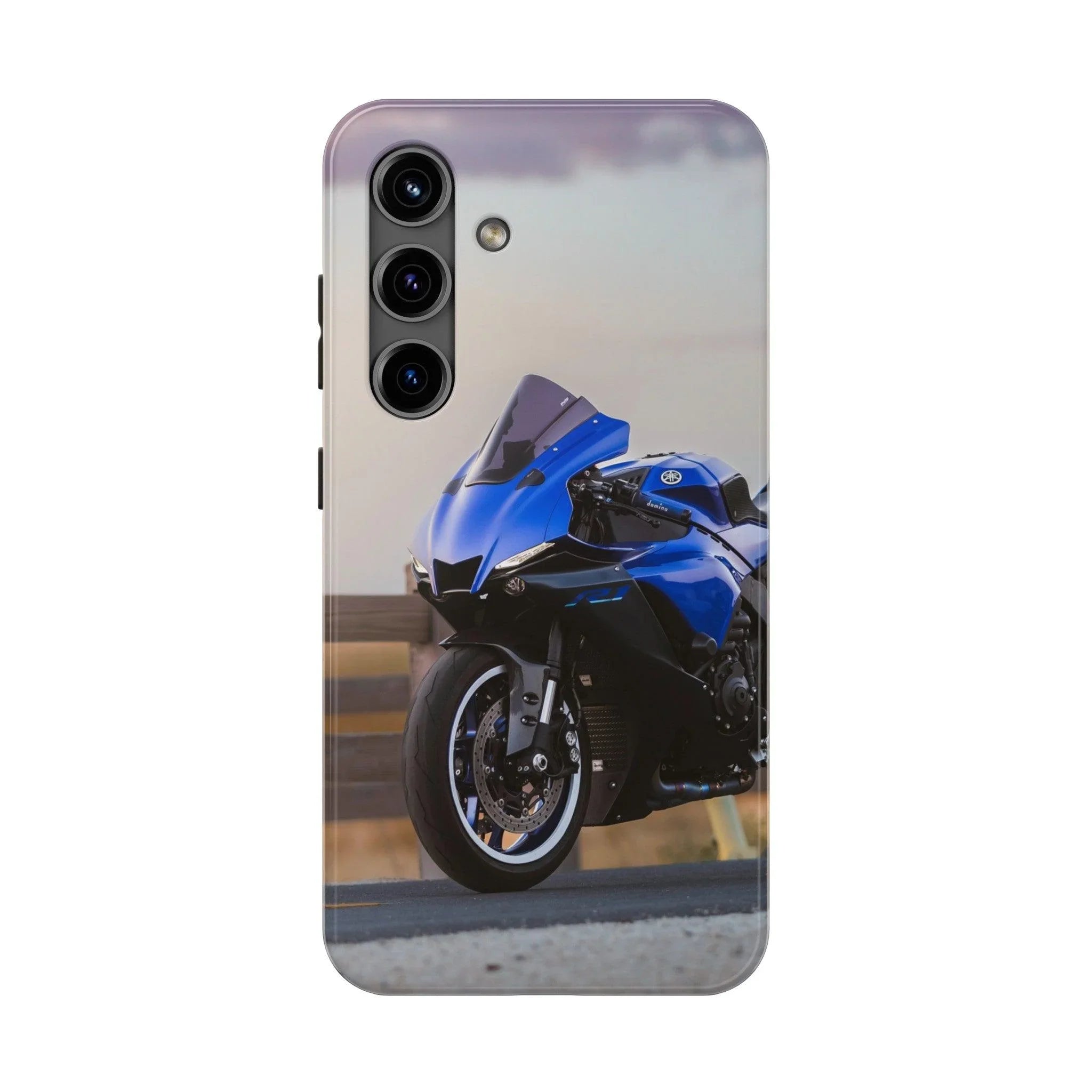 Yamaha R1 Motorcycle iPhone Case and Galaxy Phone Case #012 - Throttle Designs