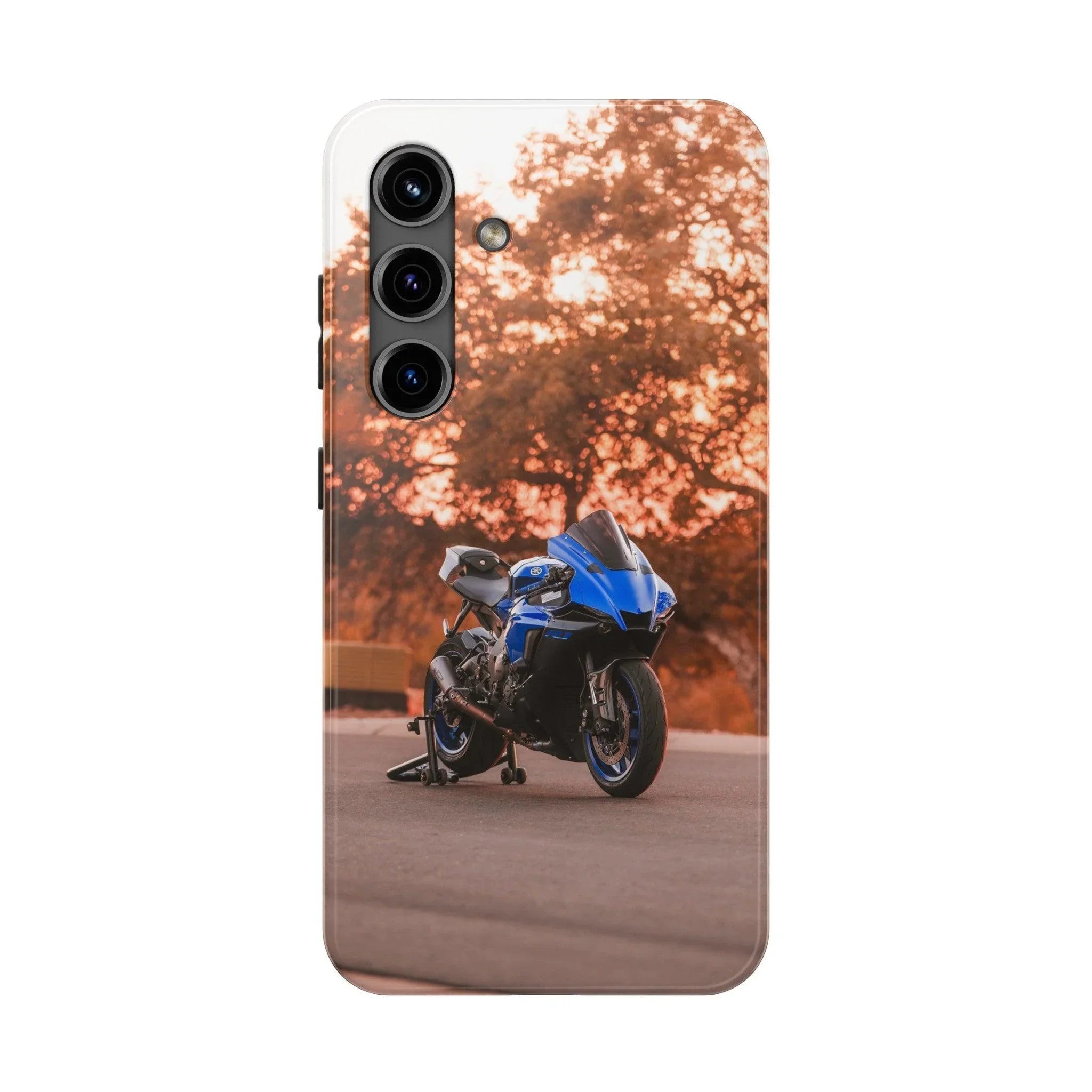 Yamaha R1 Motorcycle iPhone Case and Galaxy Phone Case #024 - Throttle Designs