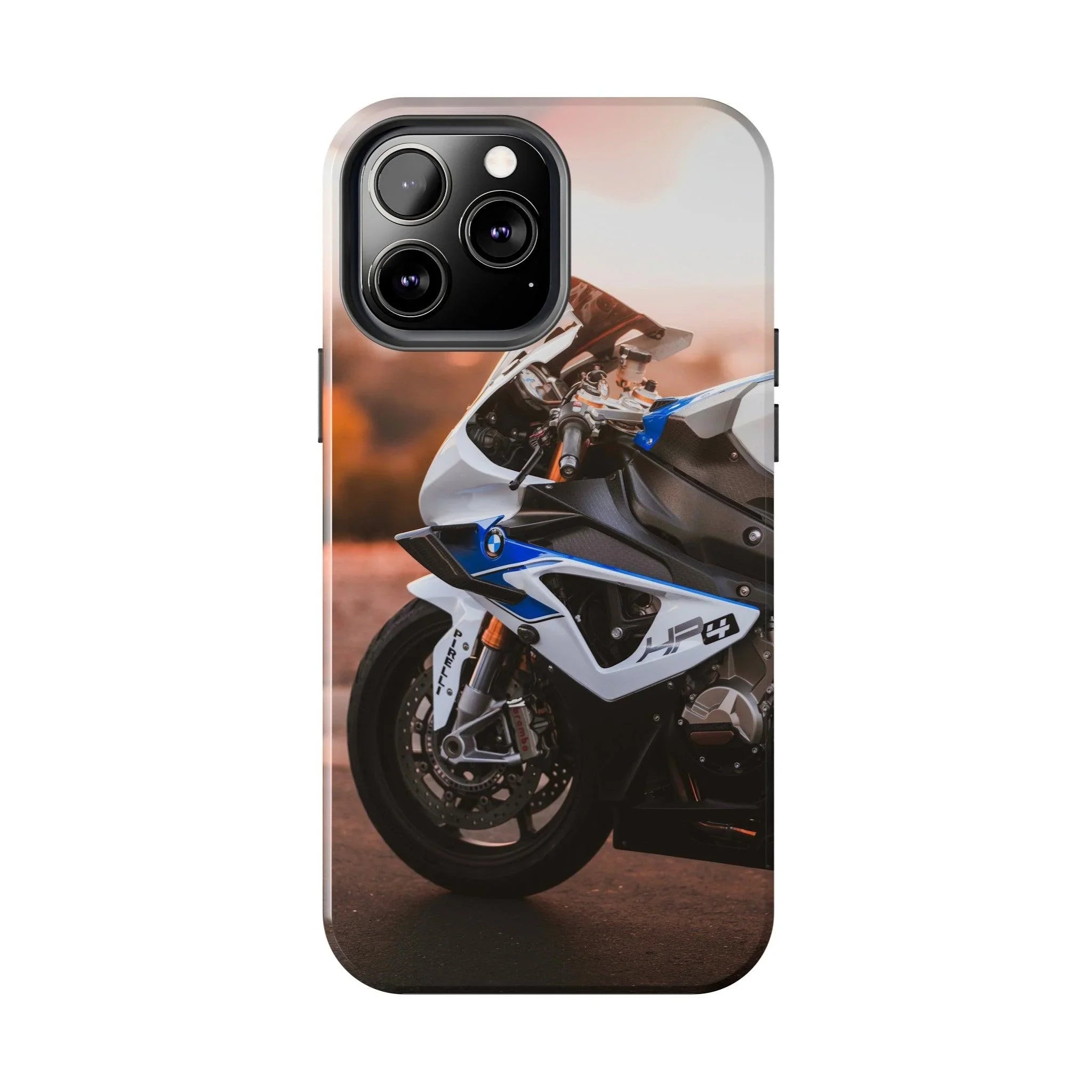 BMW S1000RR HP4 Motorcycle iPhone Case and Galaxy Phone Case #010 - Throttle Designs