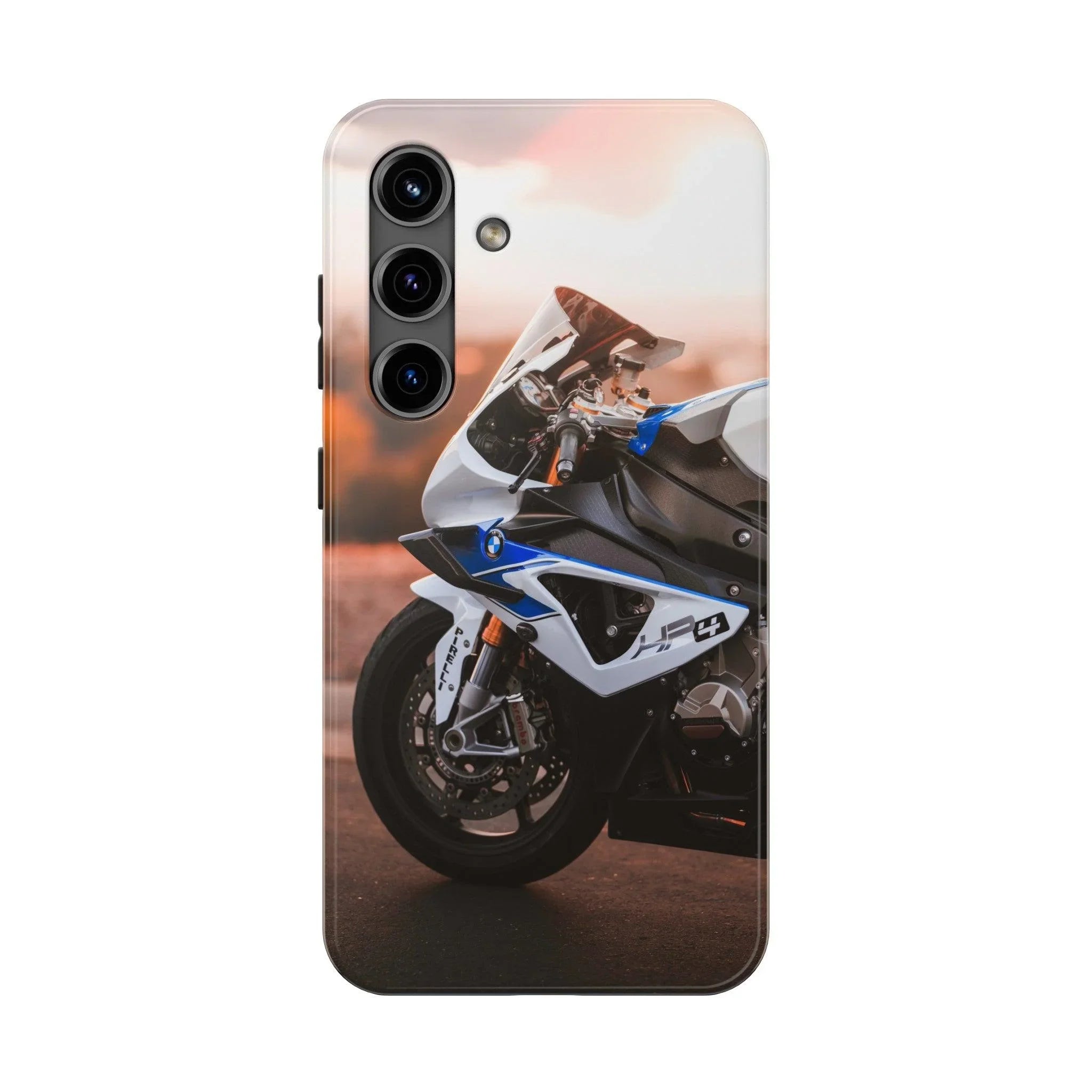 BMW S1000RR HP4 Motorcycle iPhone Case and Galaxy Phone Case #010 - Throttle Designs