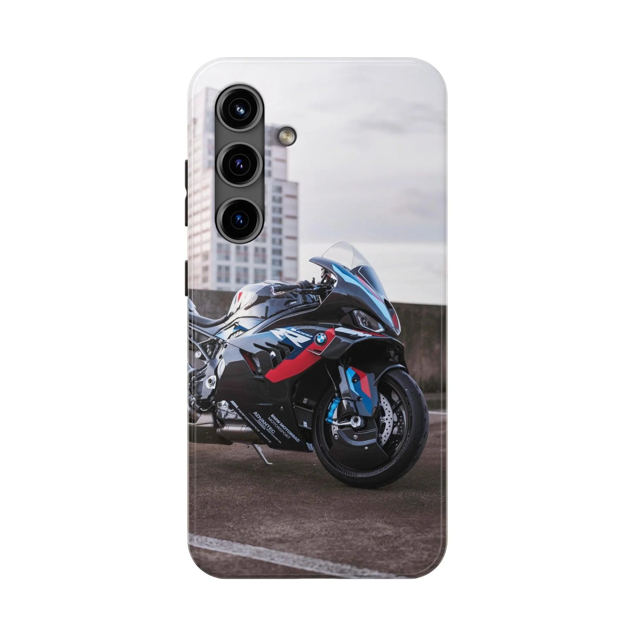 BMW M1000RR Motorcycle iPhone Case and Galaxy Phone Case #005 - Throttle Designs