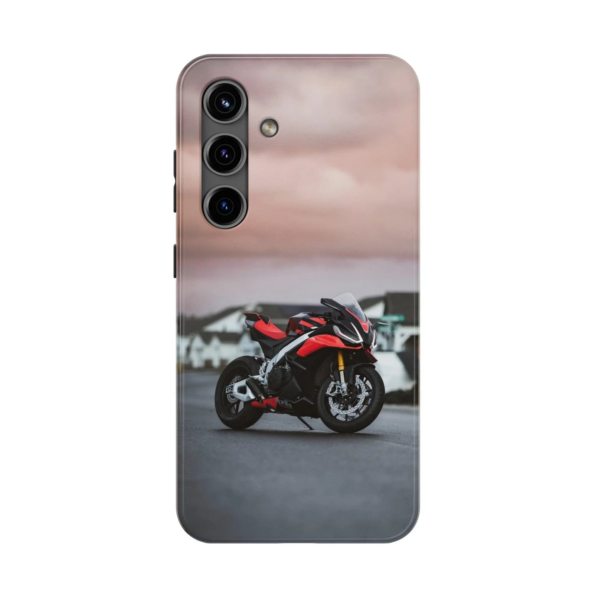 Aprilia RSV4 1100 Factory Motorcycle iPhone Case and Galaxy Phone Case #002 - Throttle Designs