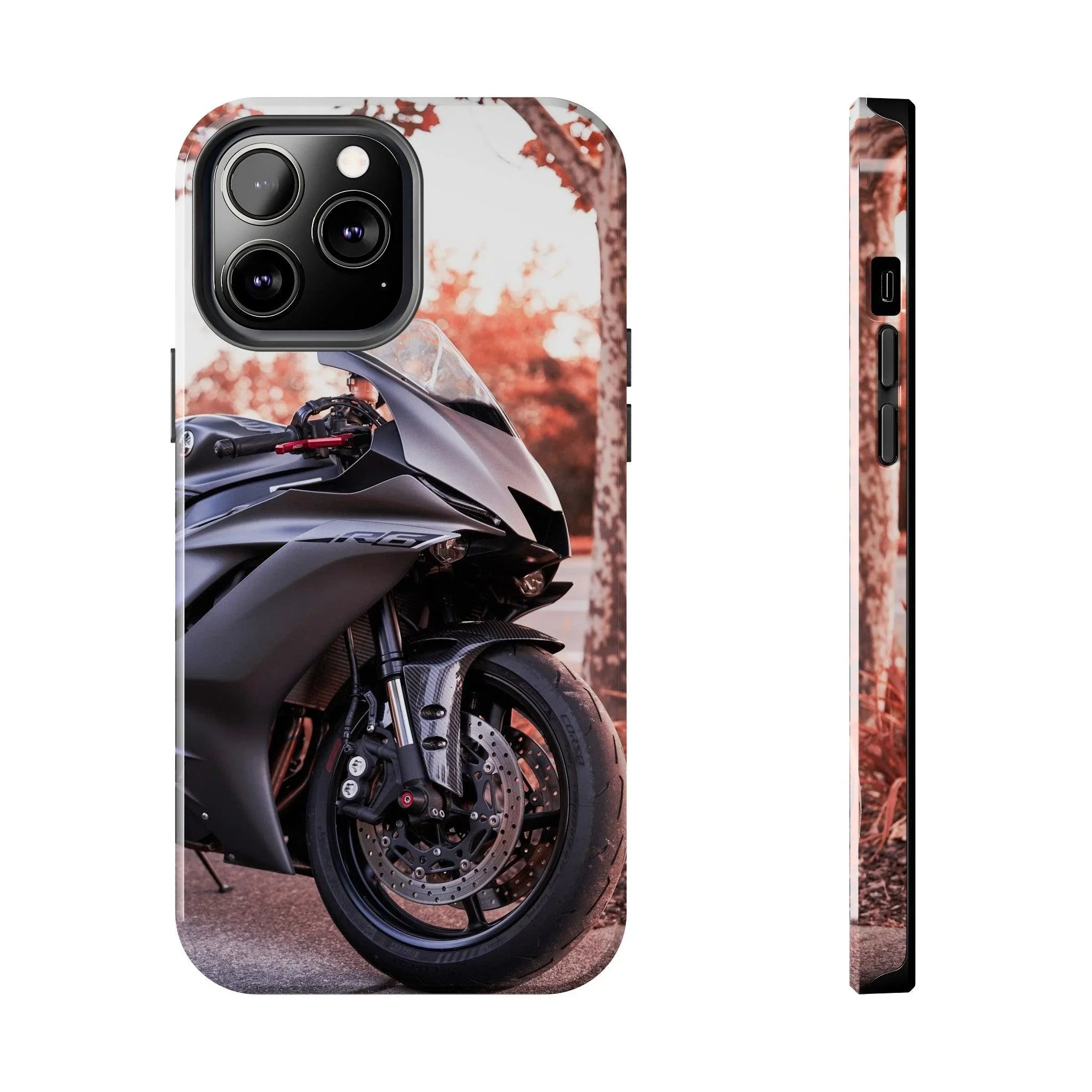 Yamaha R6 Motorcycle iPhone Case and Galaxy Phone Case #002 - Throttle Designs