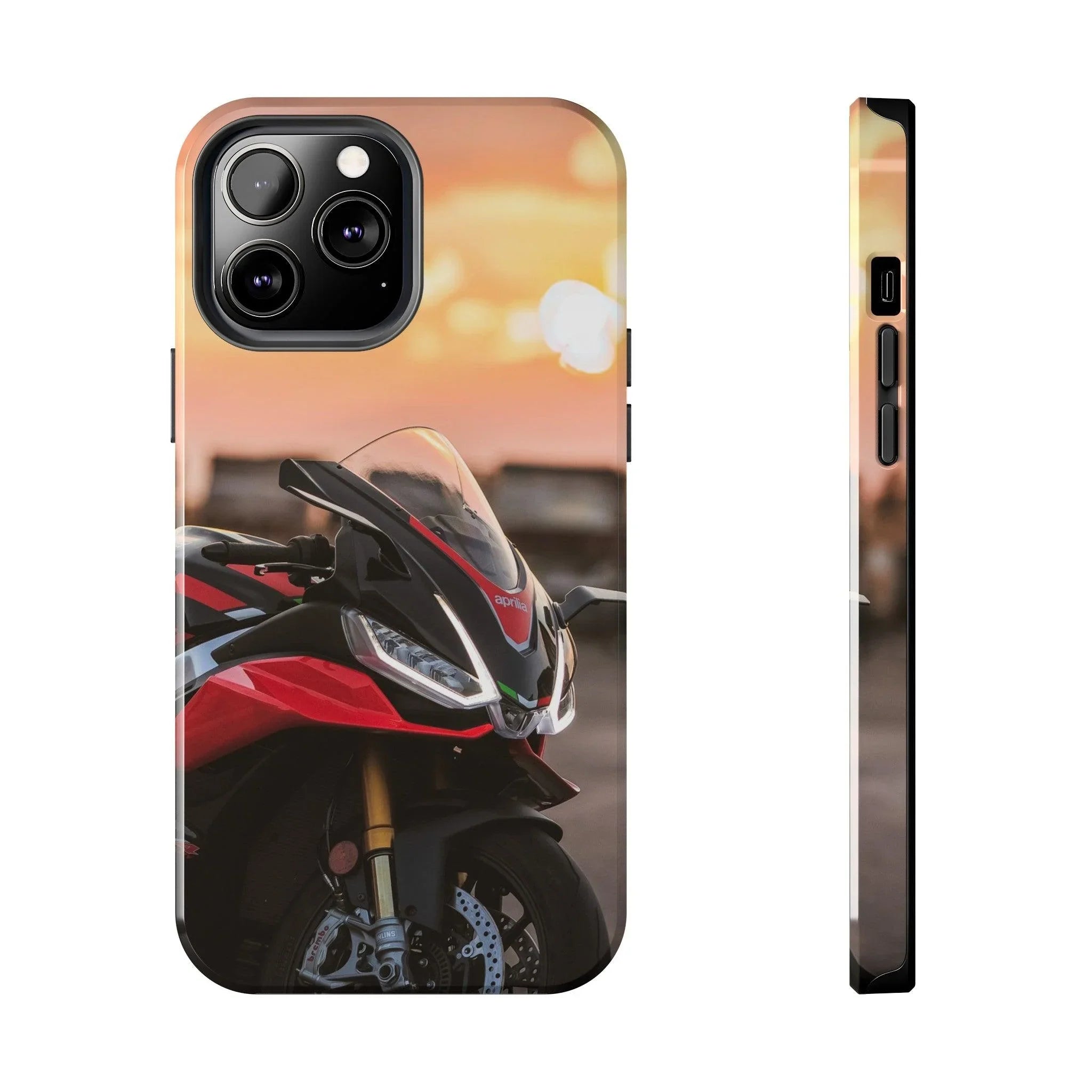 Aprilia RSV4 1100 Factory Motorcycle iPhone Case and Galaxy Phone Case #022 - Throttle Designs