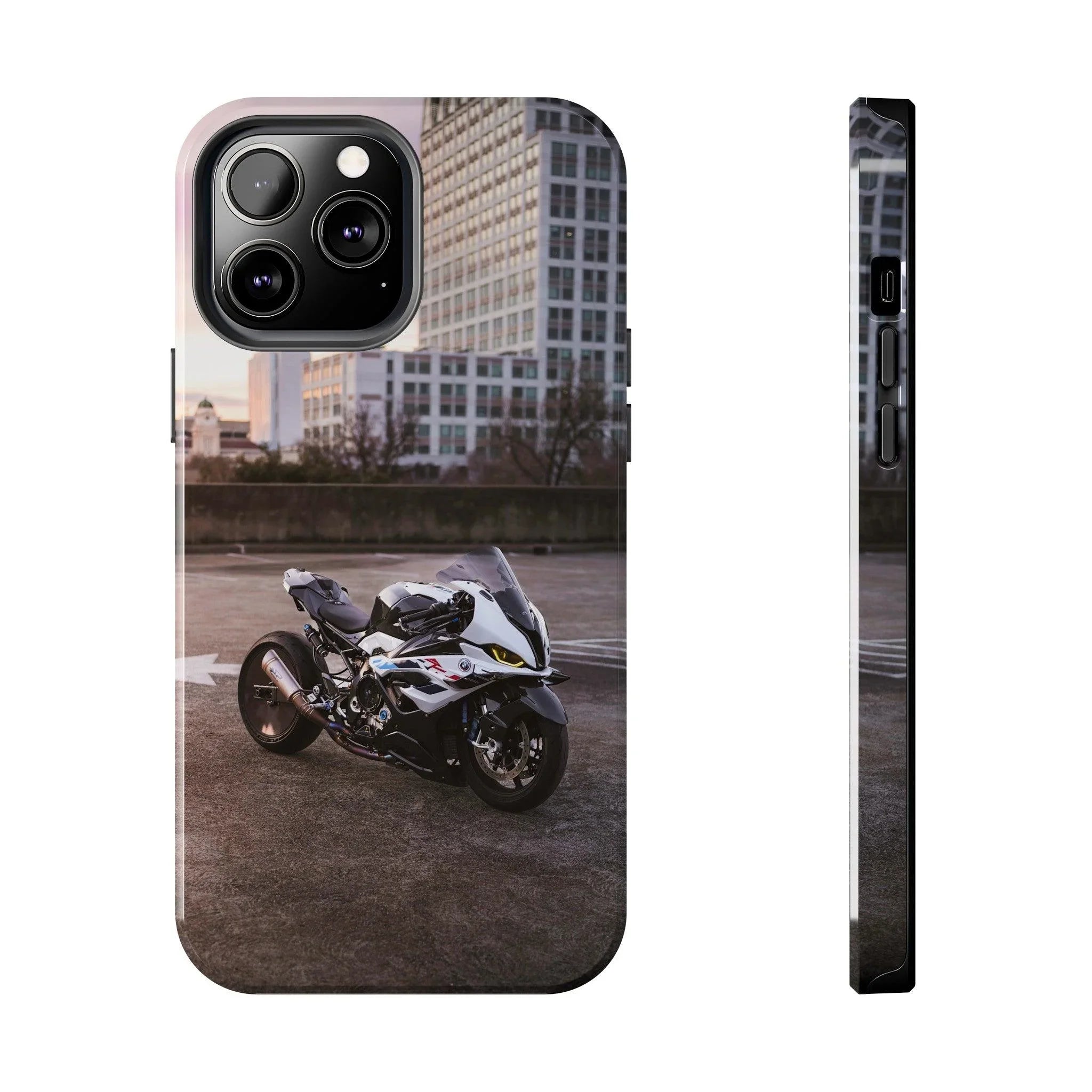 BMW S1000RR Drag Spec Motorcycle iPhone Case and Galaxy Phone Case #011 - Throttle Designs