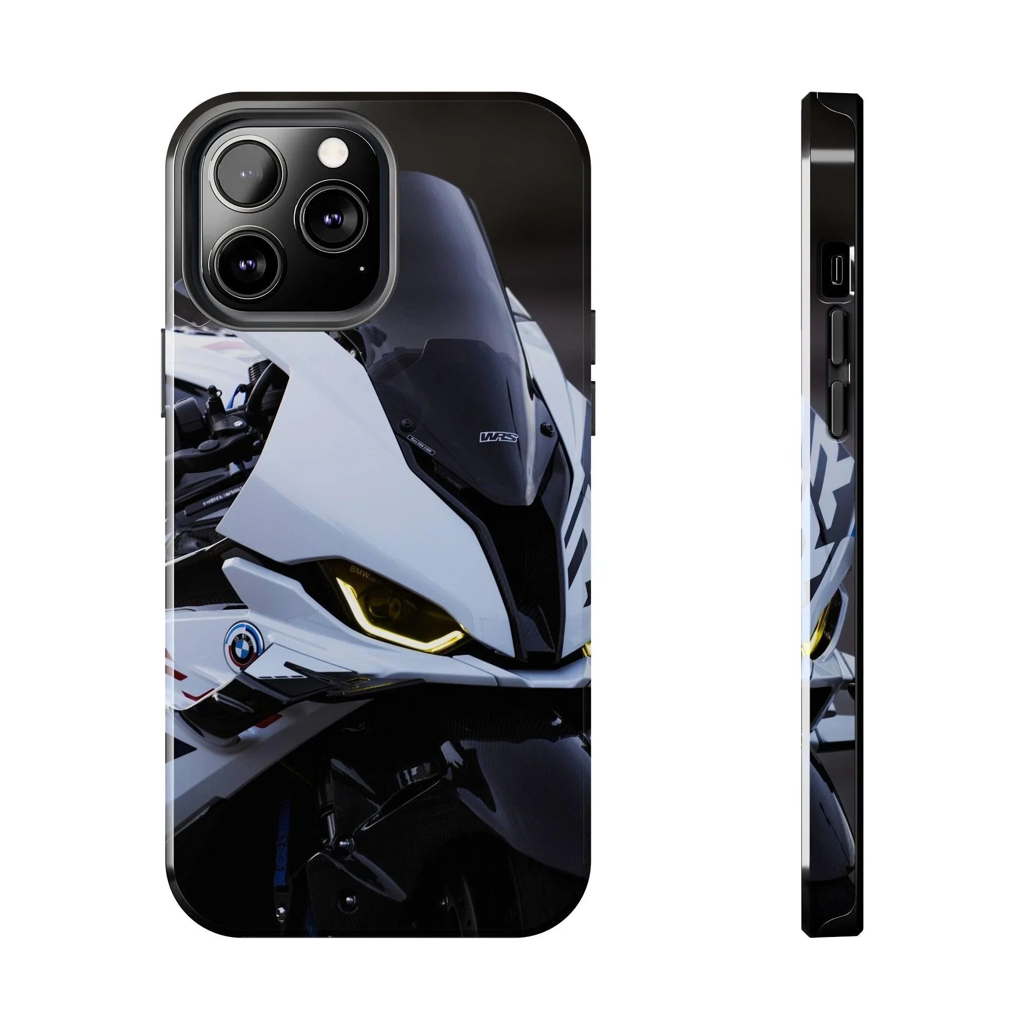BMW S1000RR Drag Spec Motorcycle iPhone Case and Galaxy Phone Case #012 - Throttle Designs