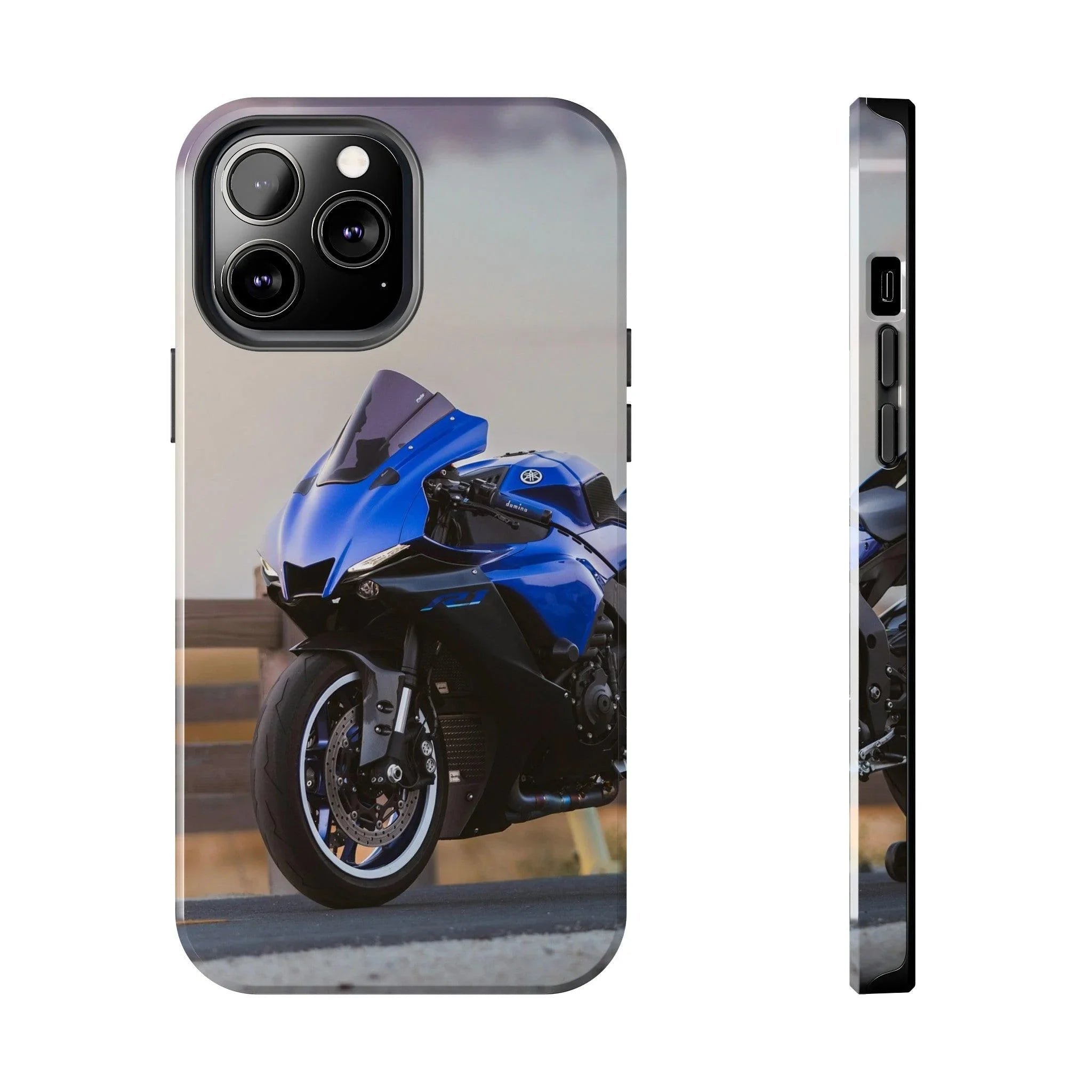 Yamaha R1 Motorcycle iPhone Case and Galaxy Phone Case #012 - Throttle Designs