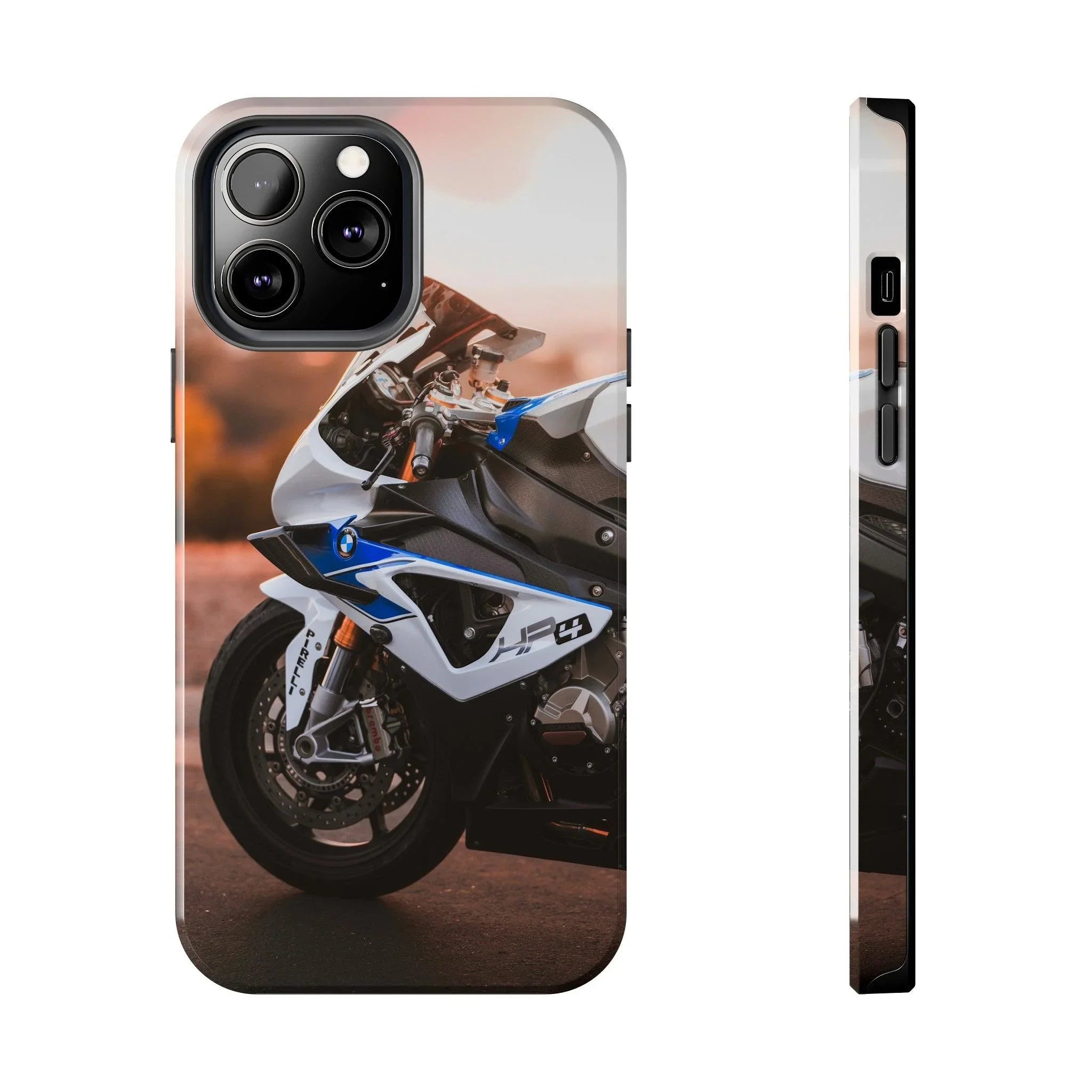 BMW S1000RR HP4 Motorcycle iPhone Case and Galaxy Phone Case #010 - Throttle Designs