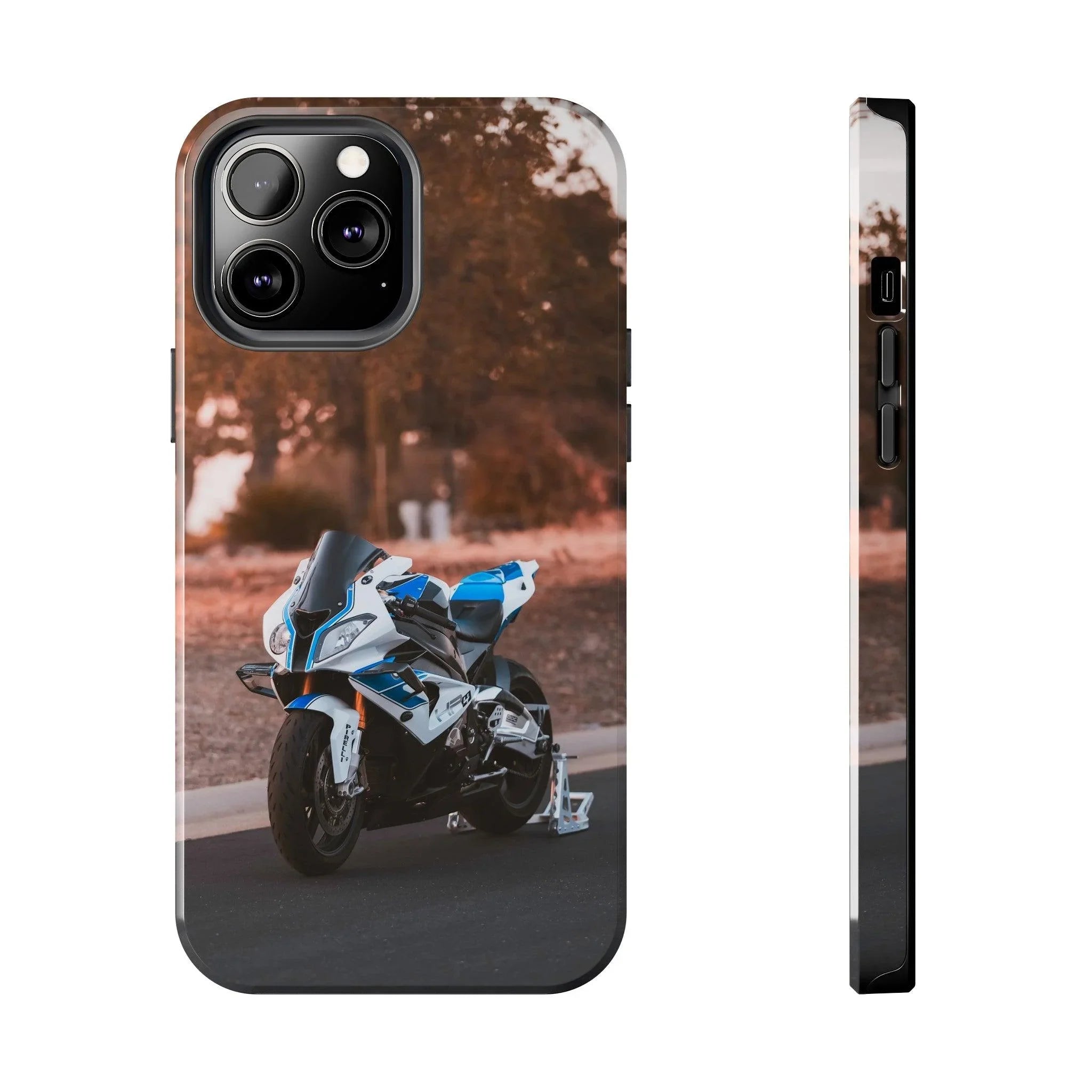 BMW S1000RR HP4 Motorcycle iPhone Case and Galaxy Phone Case #012 - Throttle Designs