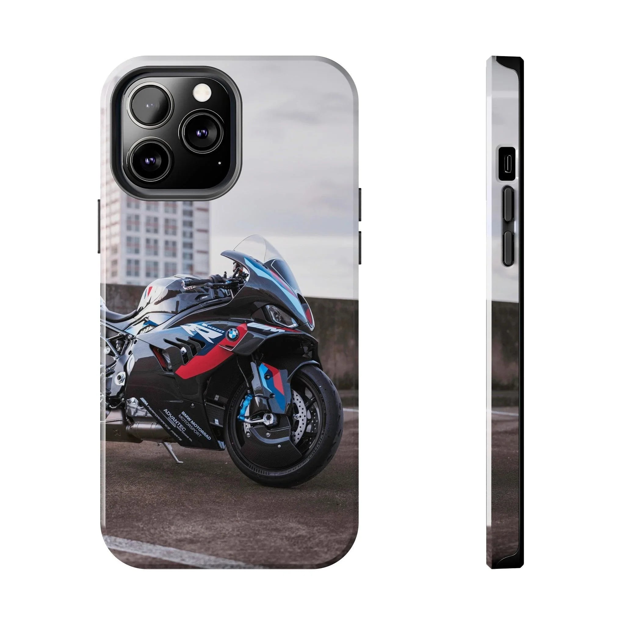 BMW M1000RR Motorcycle iPhone Case and Galaxy Phone Case #005 - Throttle Designs