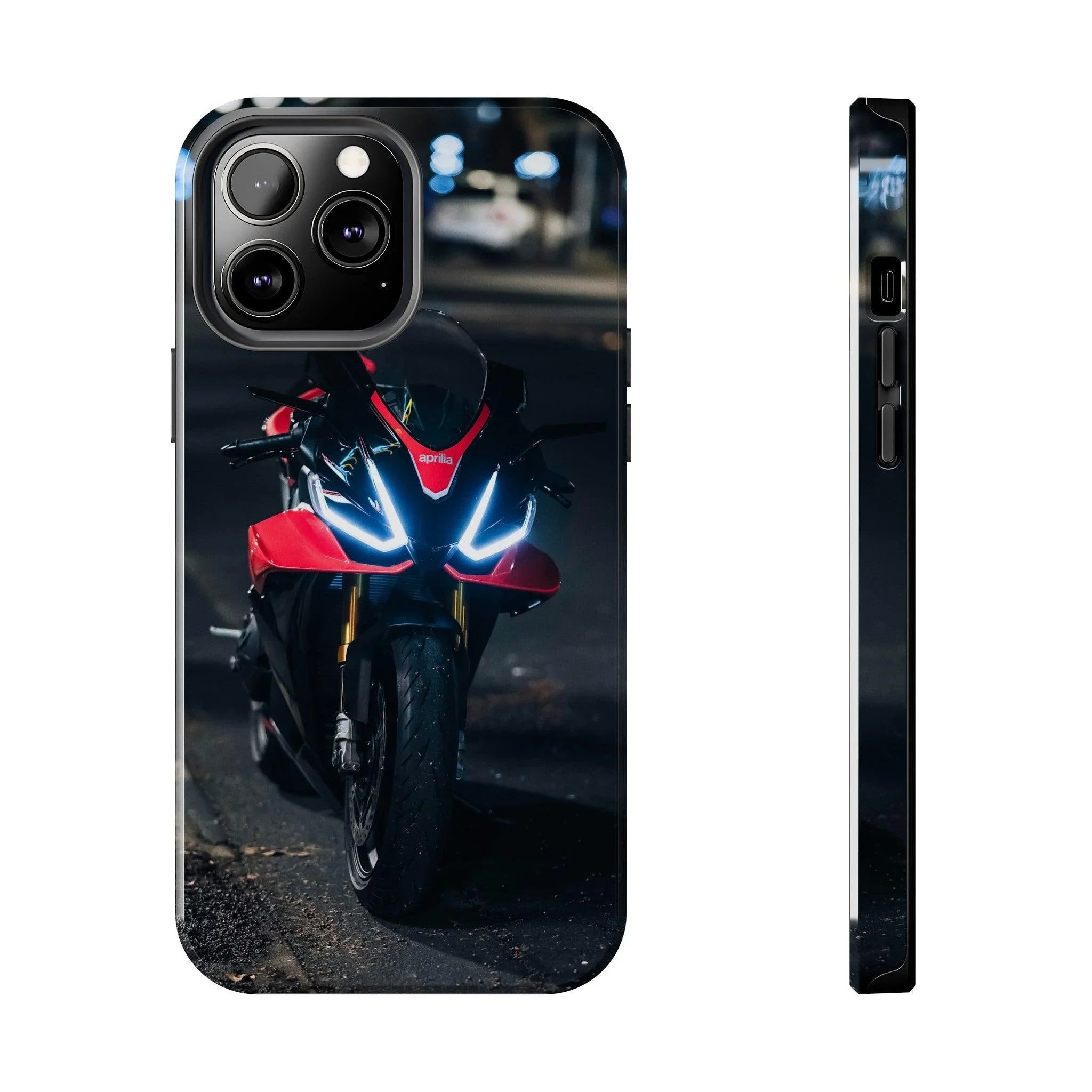 Aprilia RSV4 1100 Factory Motorcycle iPhone Case and Galaxy Phone Case #012 - Throttle Designs