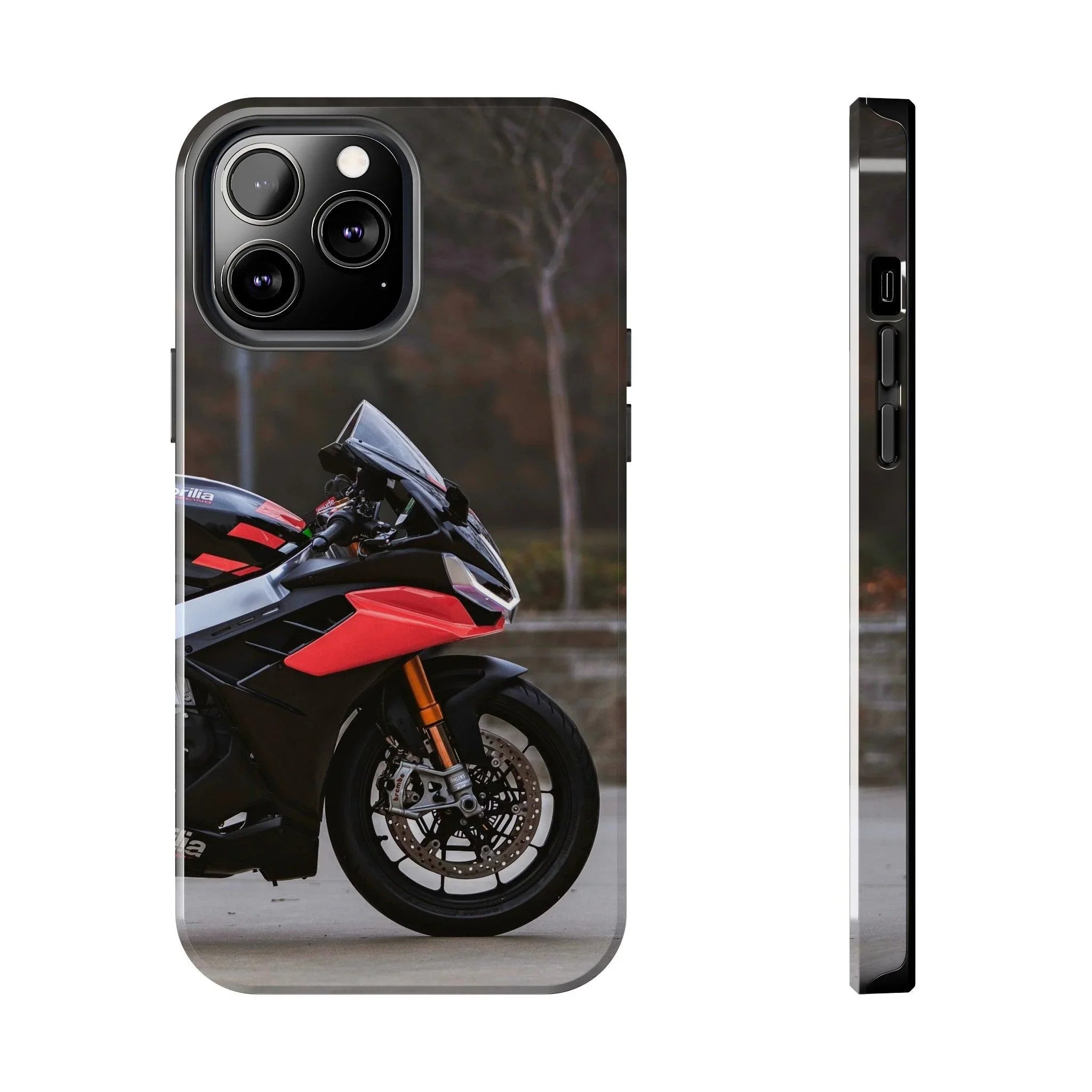 Aprilia RSV4 1100 Factory Motorcycle iPhone Case and Galaxy Phone Case #011 - Throttle Designs