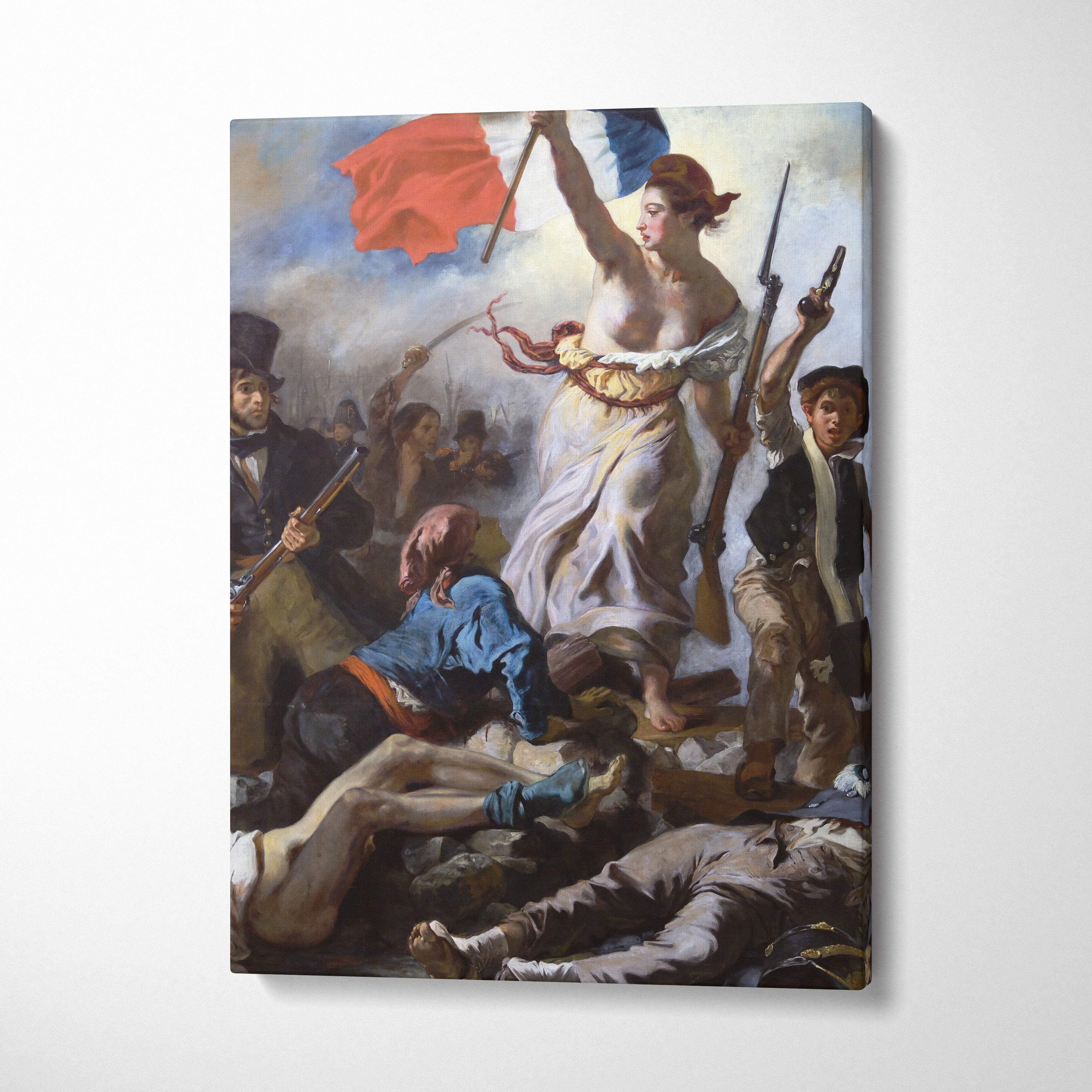 Liberty Leading the People canvas print by Eugène Delacroix