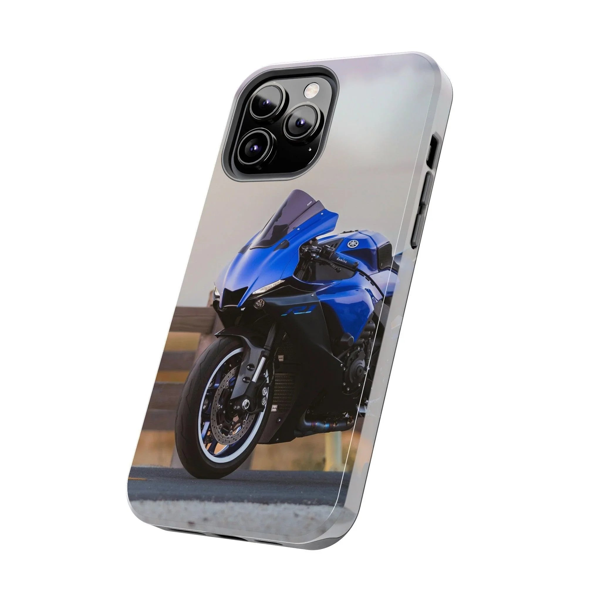 Yamaha R1 Motorcycle iPhone Case and Galaxy Phone Case #012 - Throttle Designs