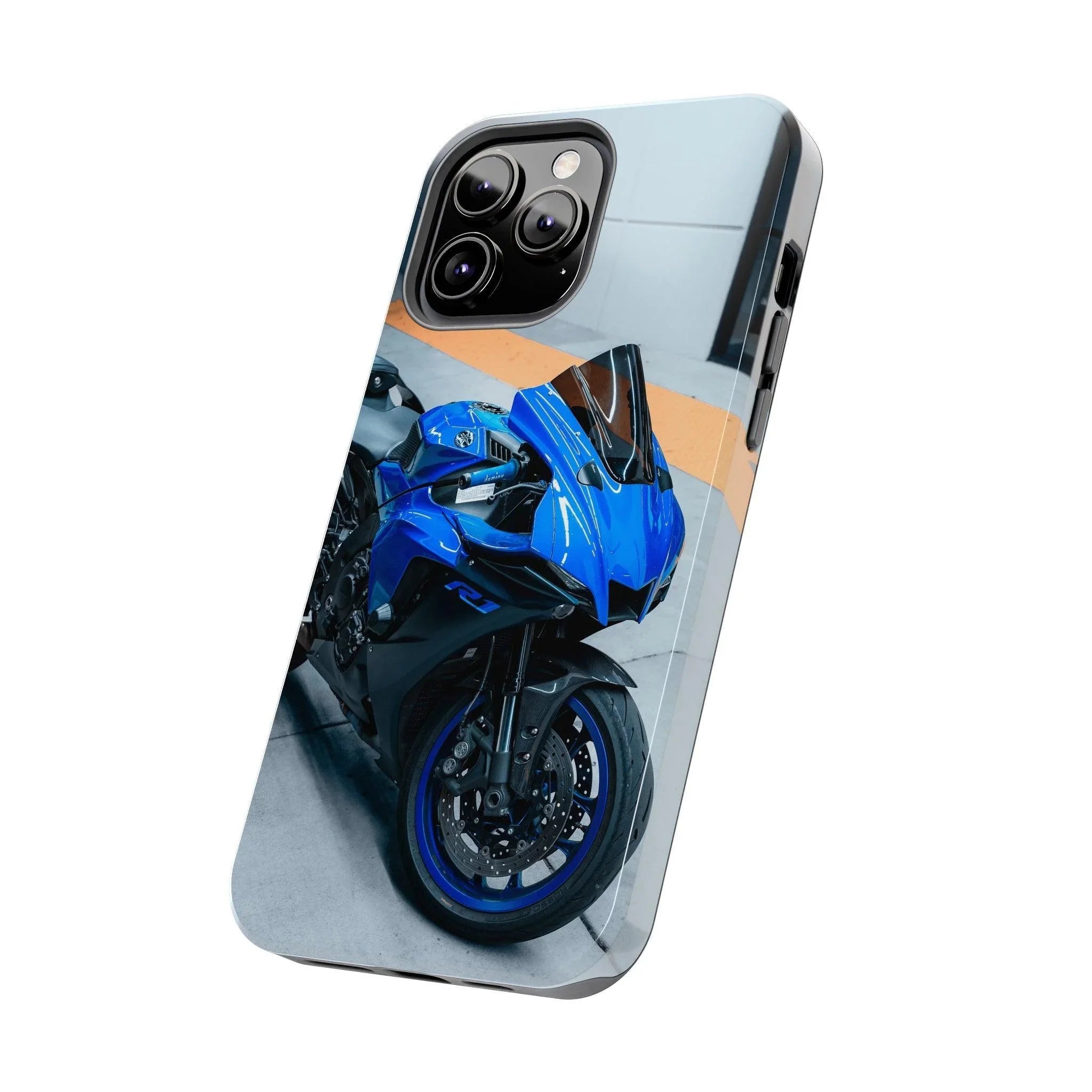 Yamaha R1 Motorcycle iPhone Case and Galaxy Phone Case #017 - Throttle Designs