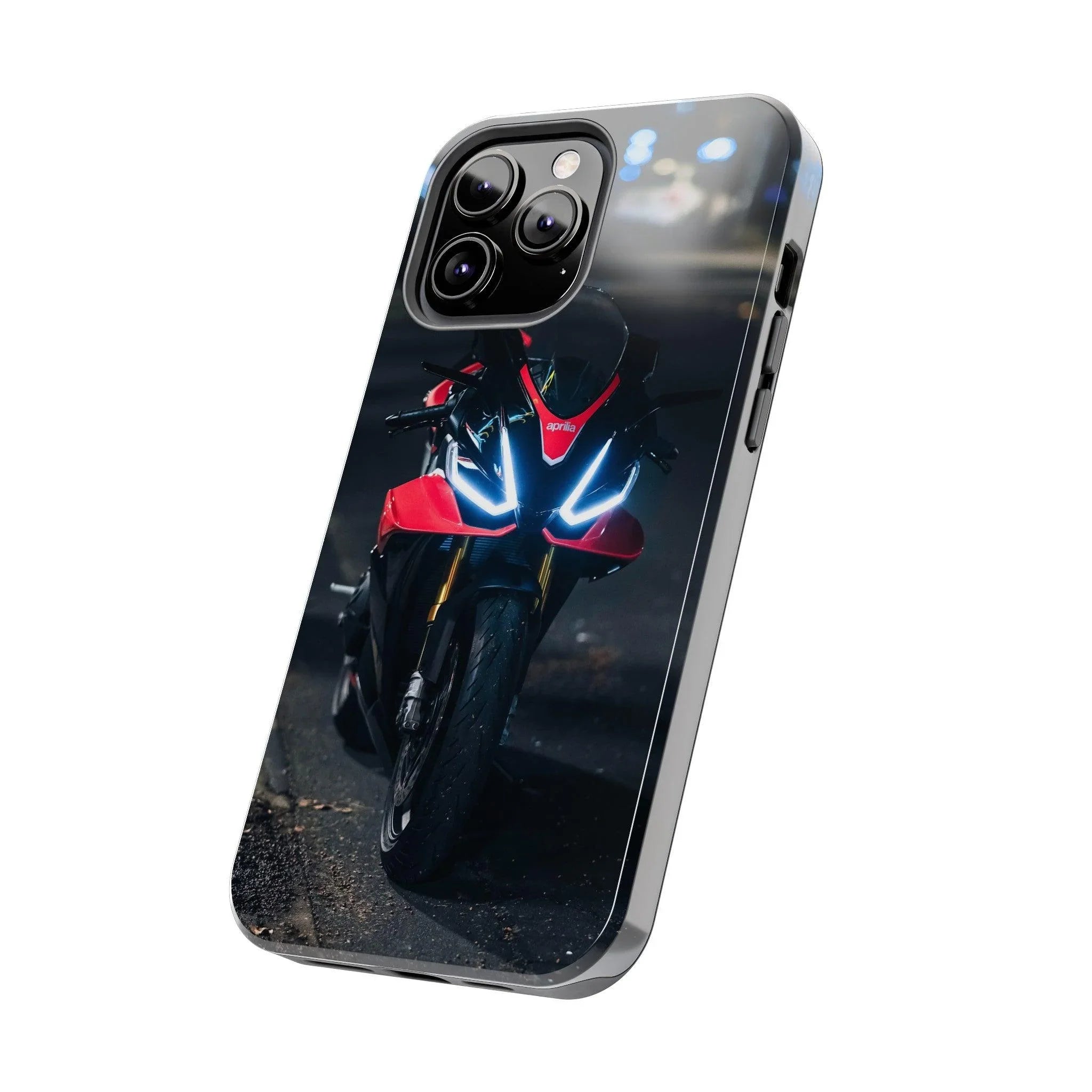 Aprilia RSV4 1100 Factory Motorcycle iPhone Case and Galaxy Phone Case #012 - Throttle Designs