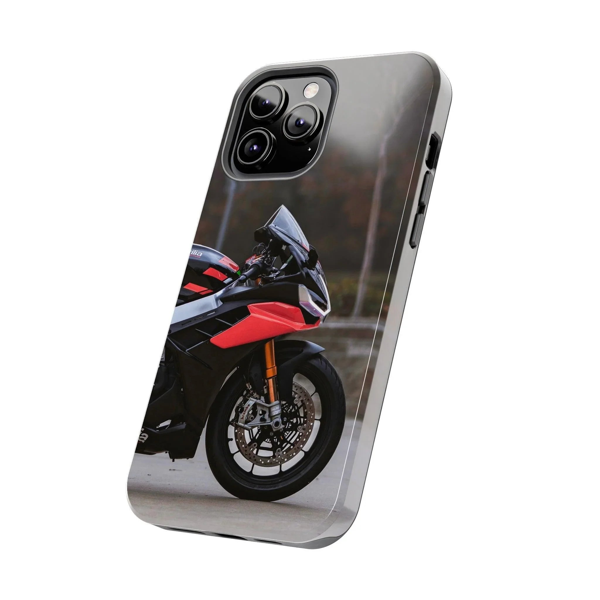 Aprilia RSV4 1100 Factory Motorcycle iPhone Case and Galaxy Phone Case #011 - Throttle Designs