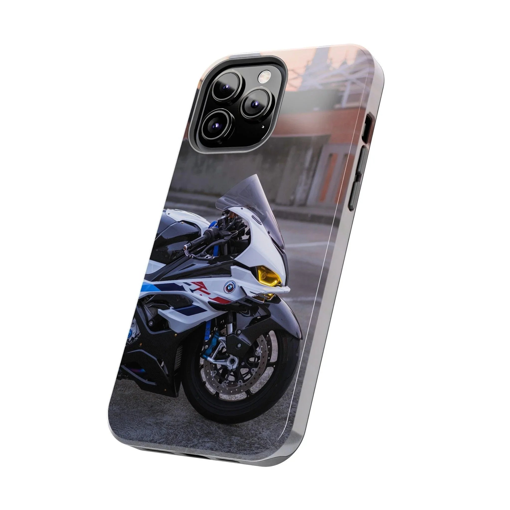 BMW S1000RR Drag Spec Motorcycle iPhone Case and Galaxy Phone Case #002 - Throttle Designs
