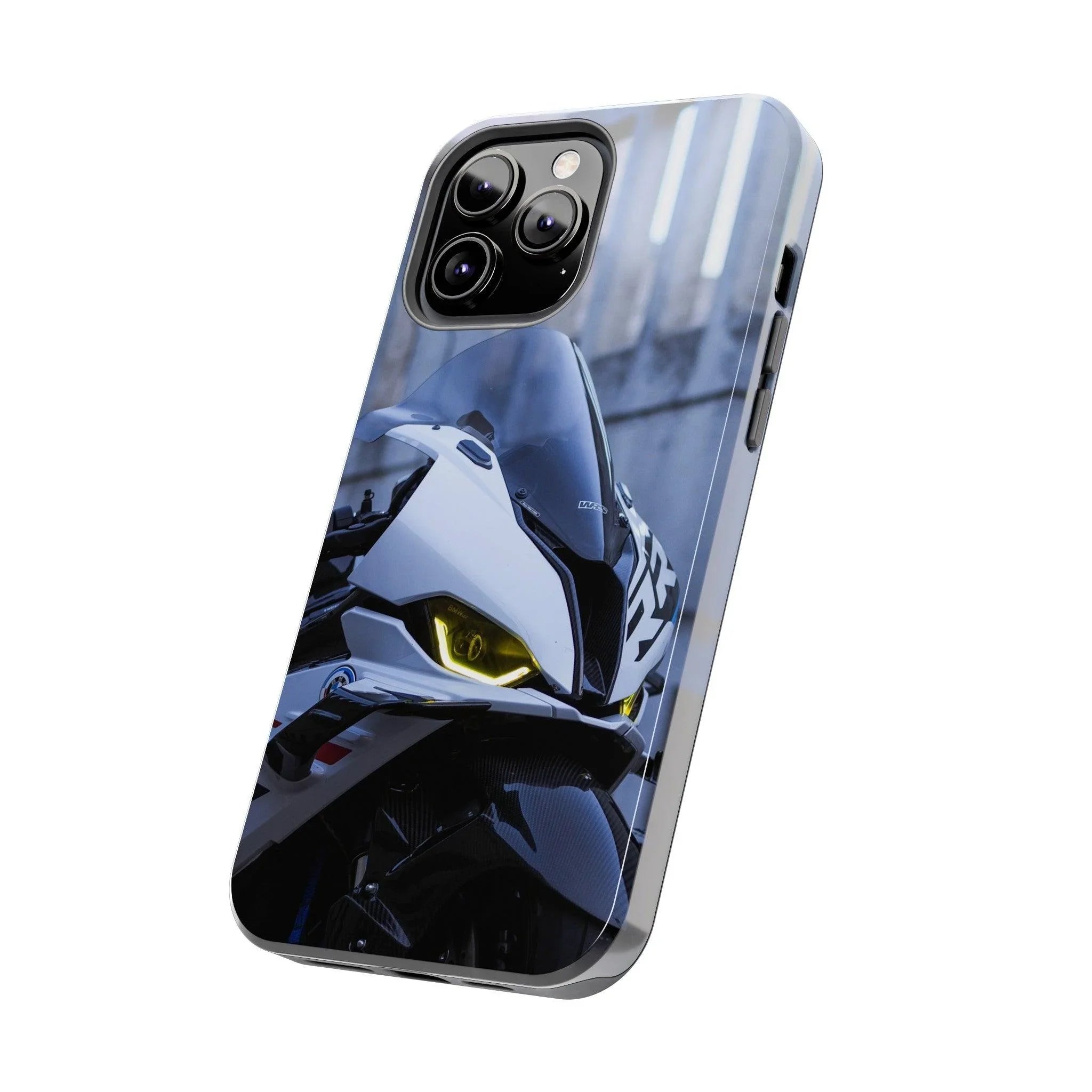 BMW S1000RR Drag Spec Motorcycle iPhone Case and Galaxy Phone Case #007 - Throttle Designs