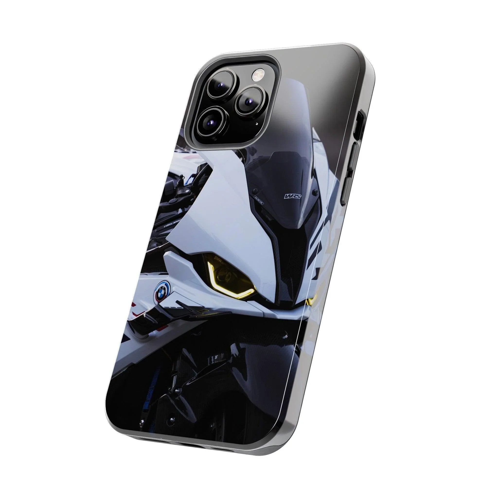 BMW S1000RR Drag Spec Motorcycle iPhone Case and Galaxy Phone Case #012 - Throttle Designs