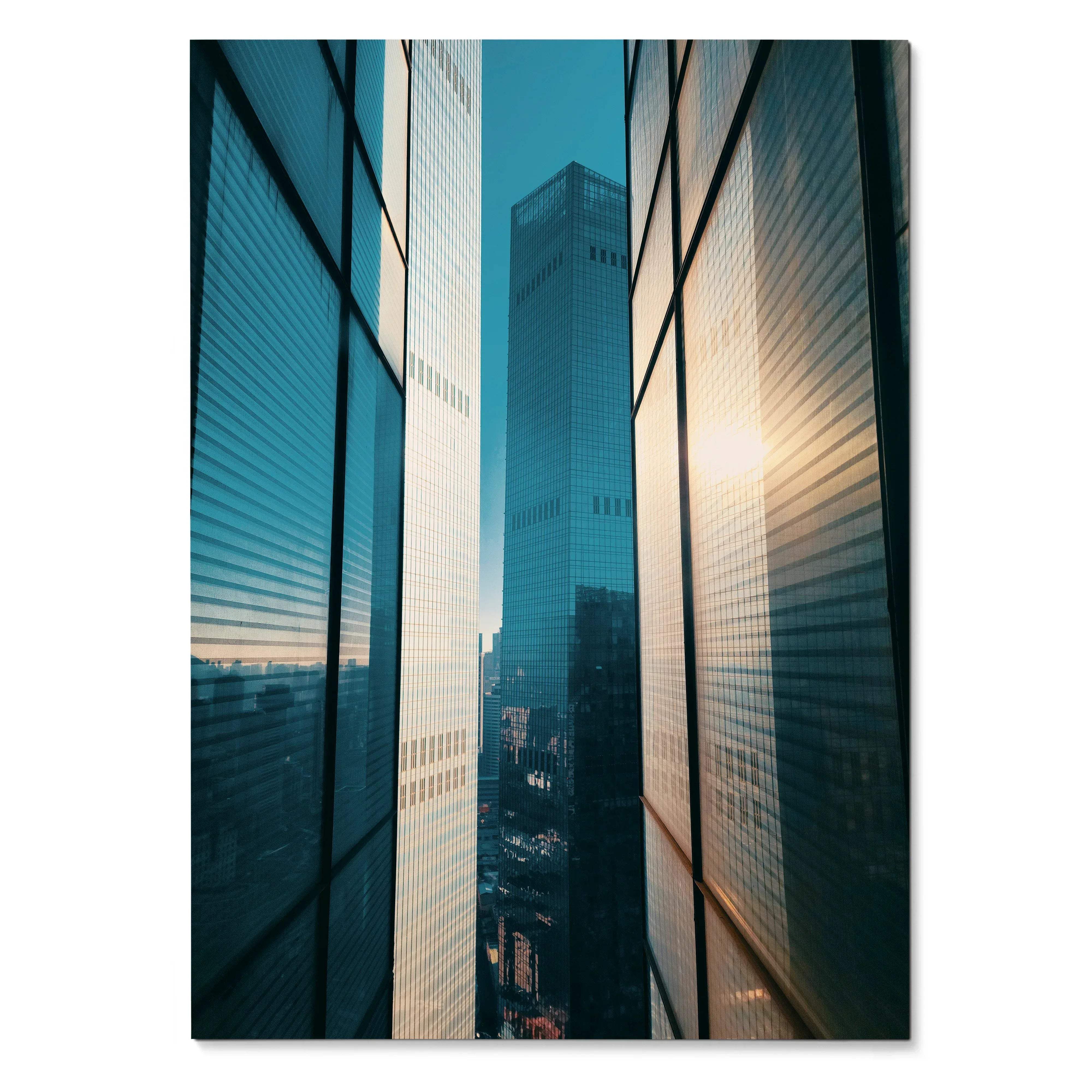 Captivating Building Art Print Wall Decor | Vertical - Throttle Designs