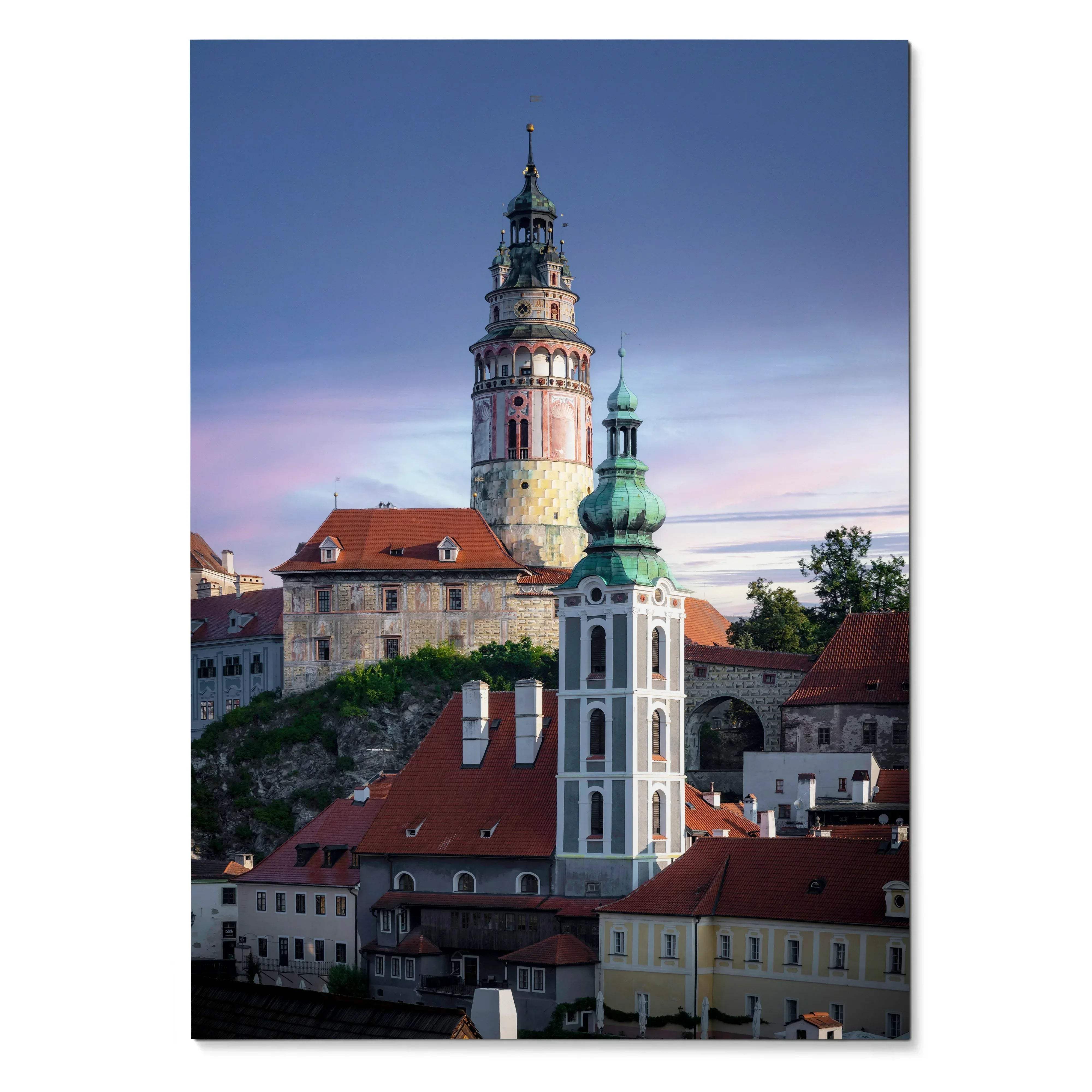Captivating Modern Building Wall Art Poster | Vertical - Throttle Designs