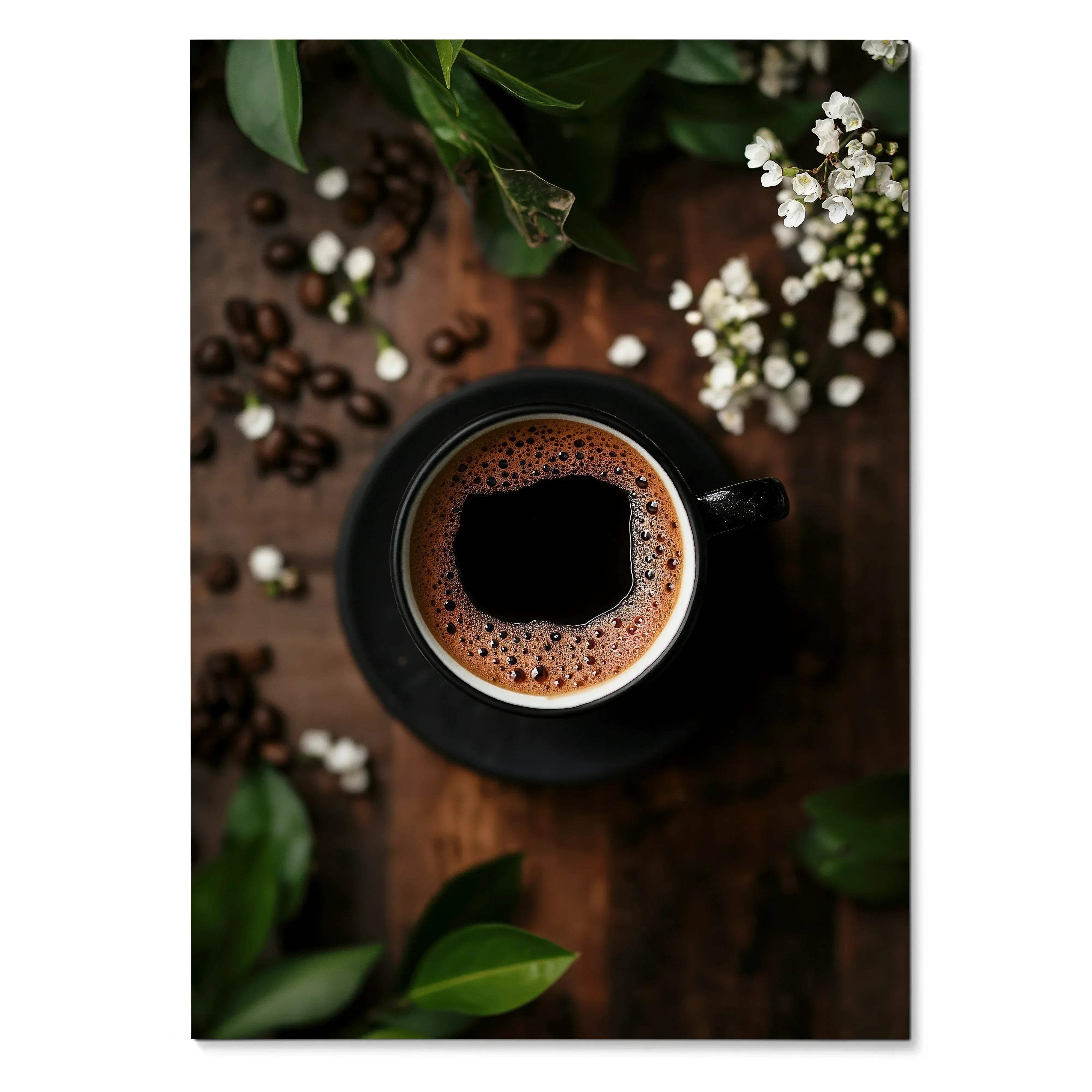 Coffee Lifestyle Art Print Poster for Wall Decor | Vertical - Throttle Designs
