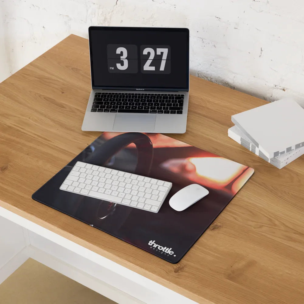 Porsche Steering Wheel Gaming Mouse Pad #001
