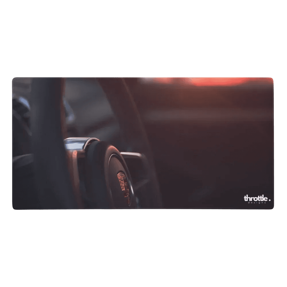 Porsche Steering Wheel Gaming Mouse Pad #001