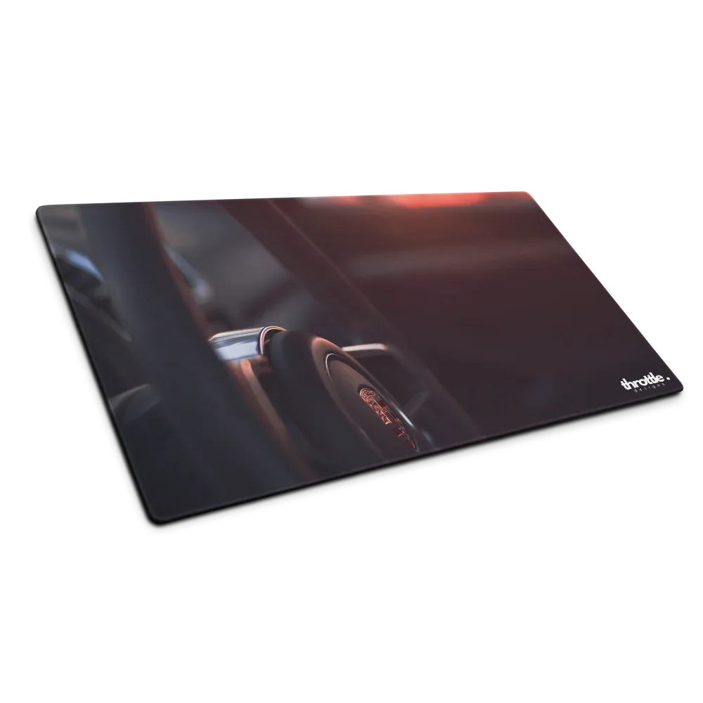 Porsche Steering Wheel Gaming Mouse Pad #001