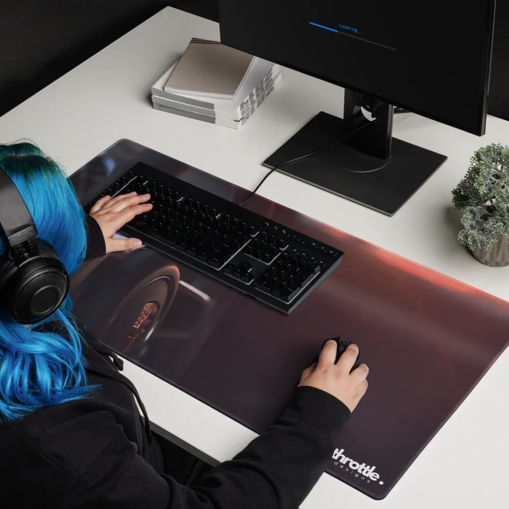 Porsche Steering Wheel Gaming Mouse Pad #001