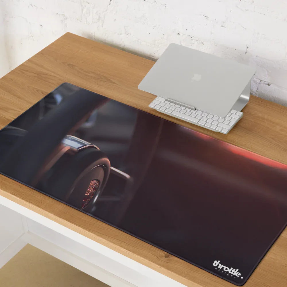 Porsche Steering Wheel Gaming Mouse Pad #001