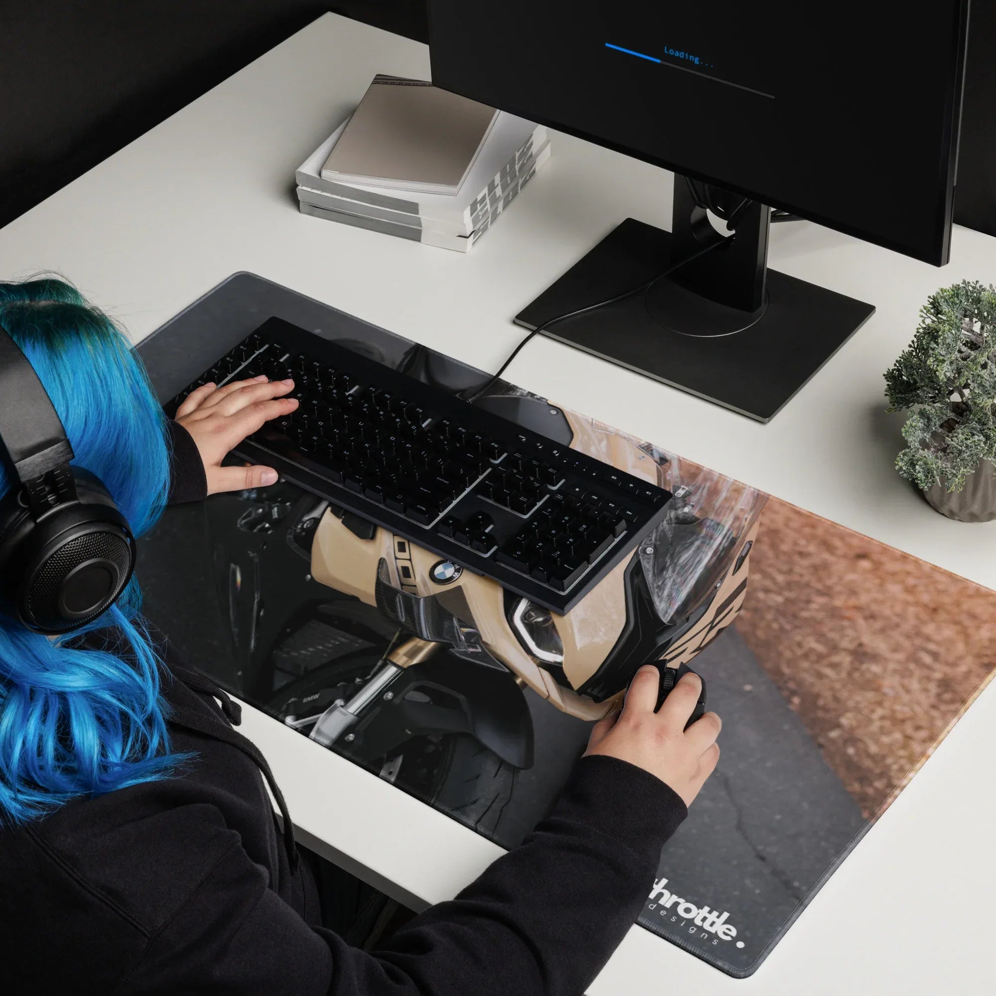 BMW Inspired S1000RR Gaming Mouse Pad #060 - Large and XL / Extended