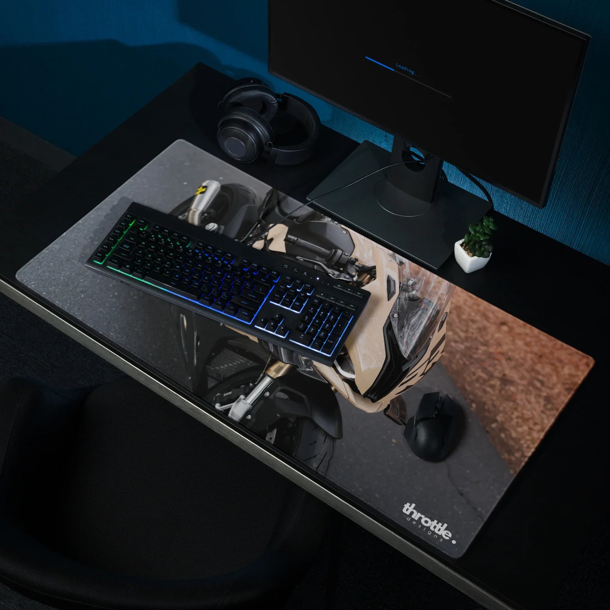 BMW Inspired S1000RR Gaming Mouse Pad #060 - Large and XL / Extended