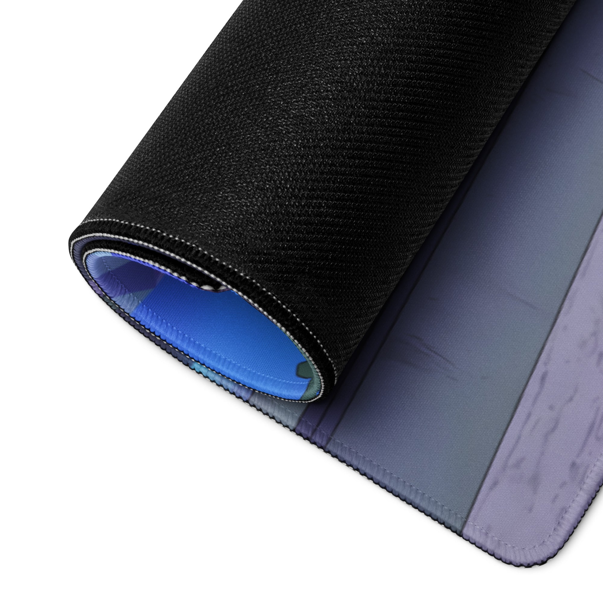 Neon Vaporwave City Mouse Pad - Mouse Pad Neon Pink Purple Blue Gaming Vibrant Retro Synthwave Desk Mat Digital Art